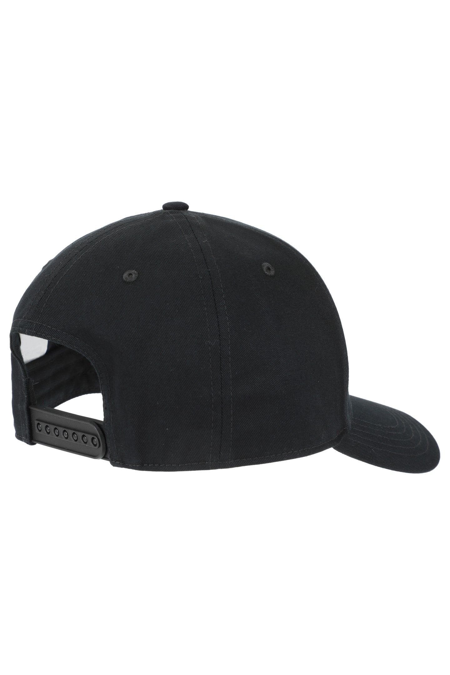 UNISEX 6 PANEL STRUCTURED SNAPBACK BLACK 2