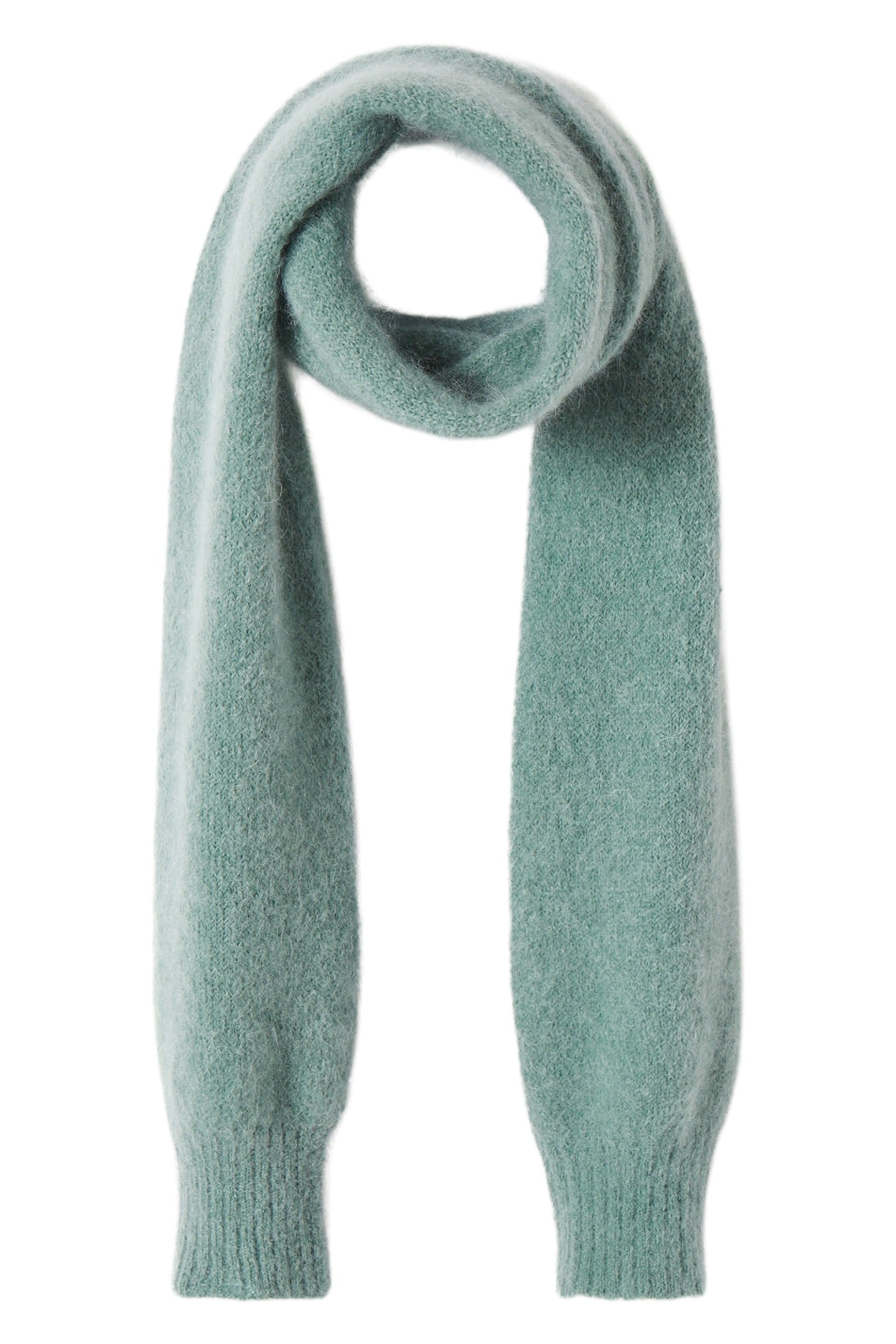 MOHAIR SCARF ALOE VERA 2