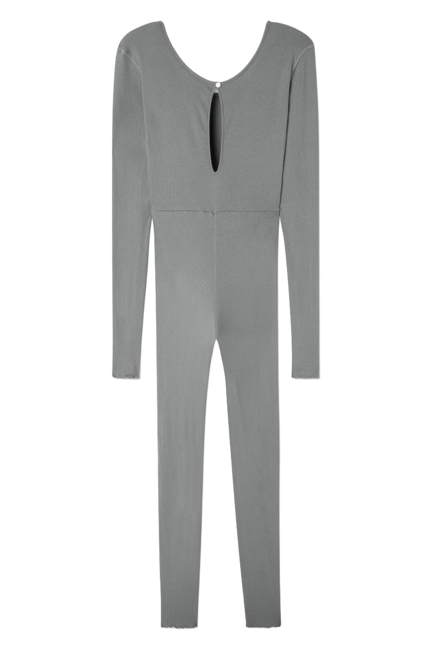MID-LENGTH BOAT NECK PANTS JUMPSUIT FOGGY 5
