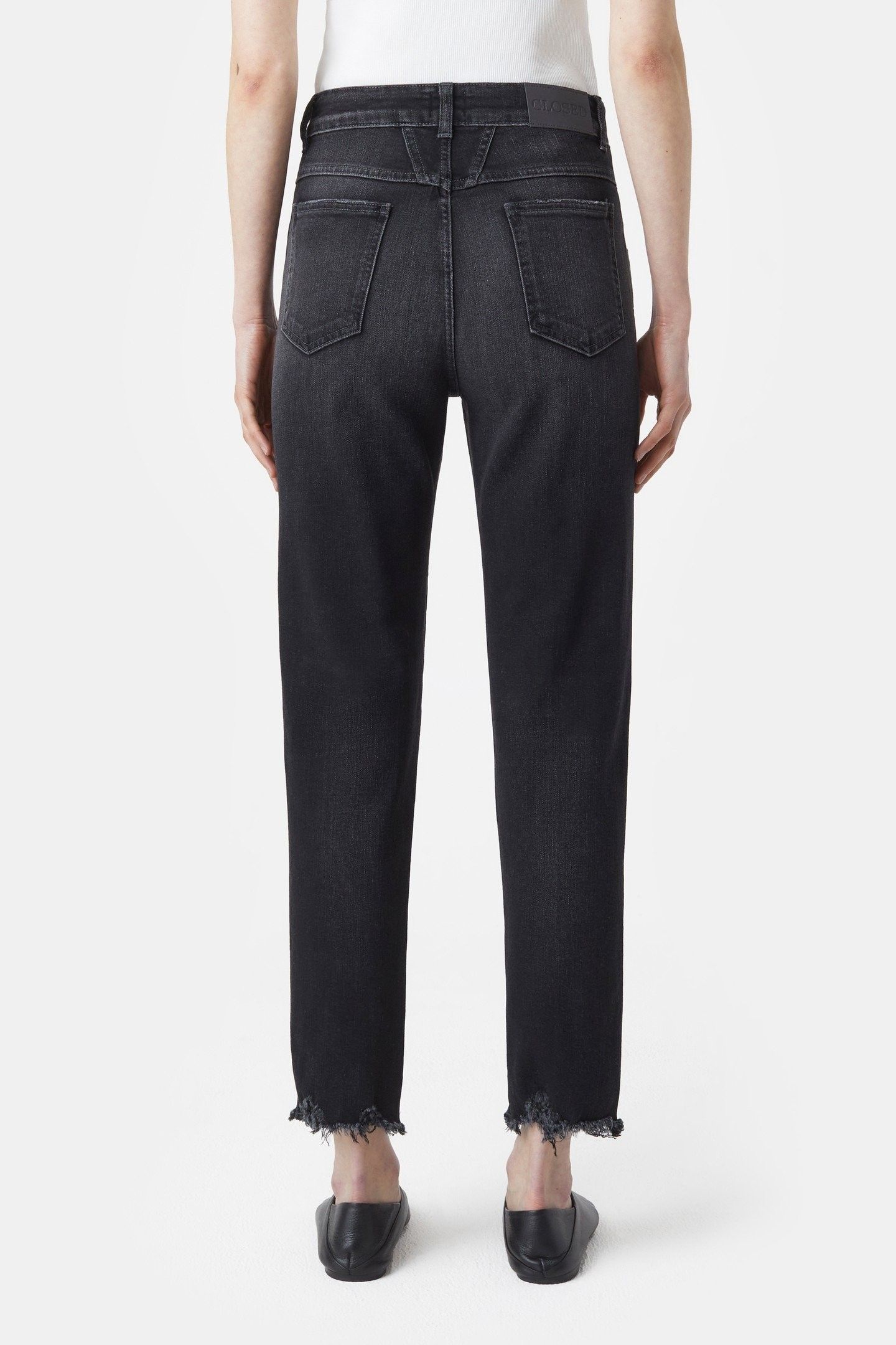 PEDAL PUSHER JEANS DARK GREY 2