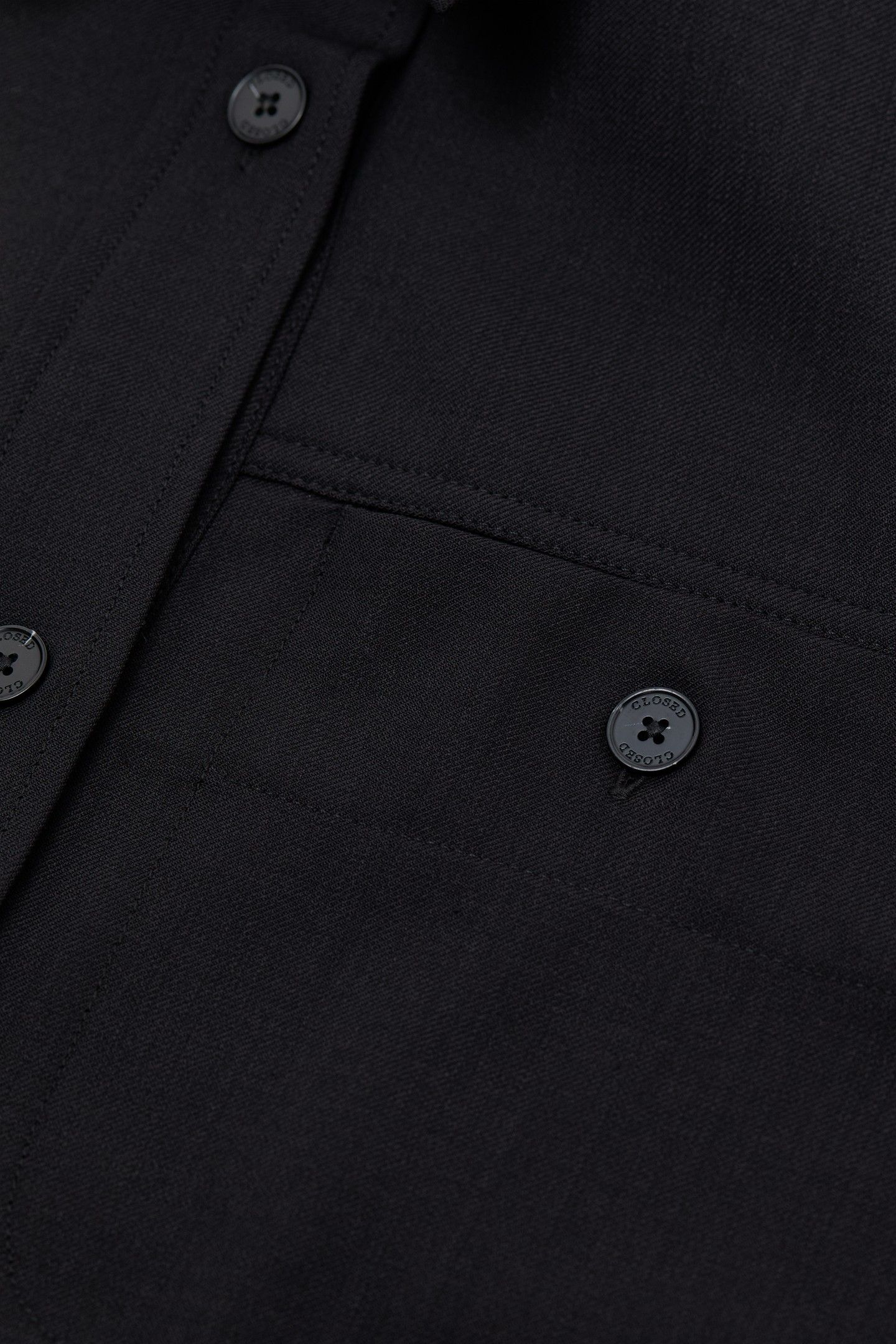 FITTED UTILITY SHIRT & BLOUSES BLACK 5