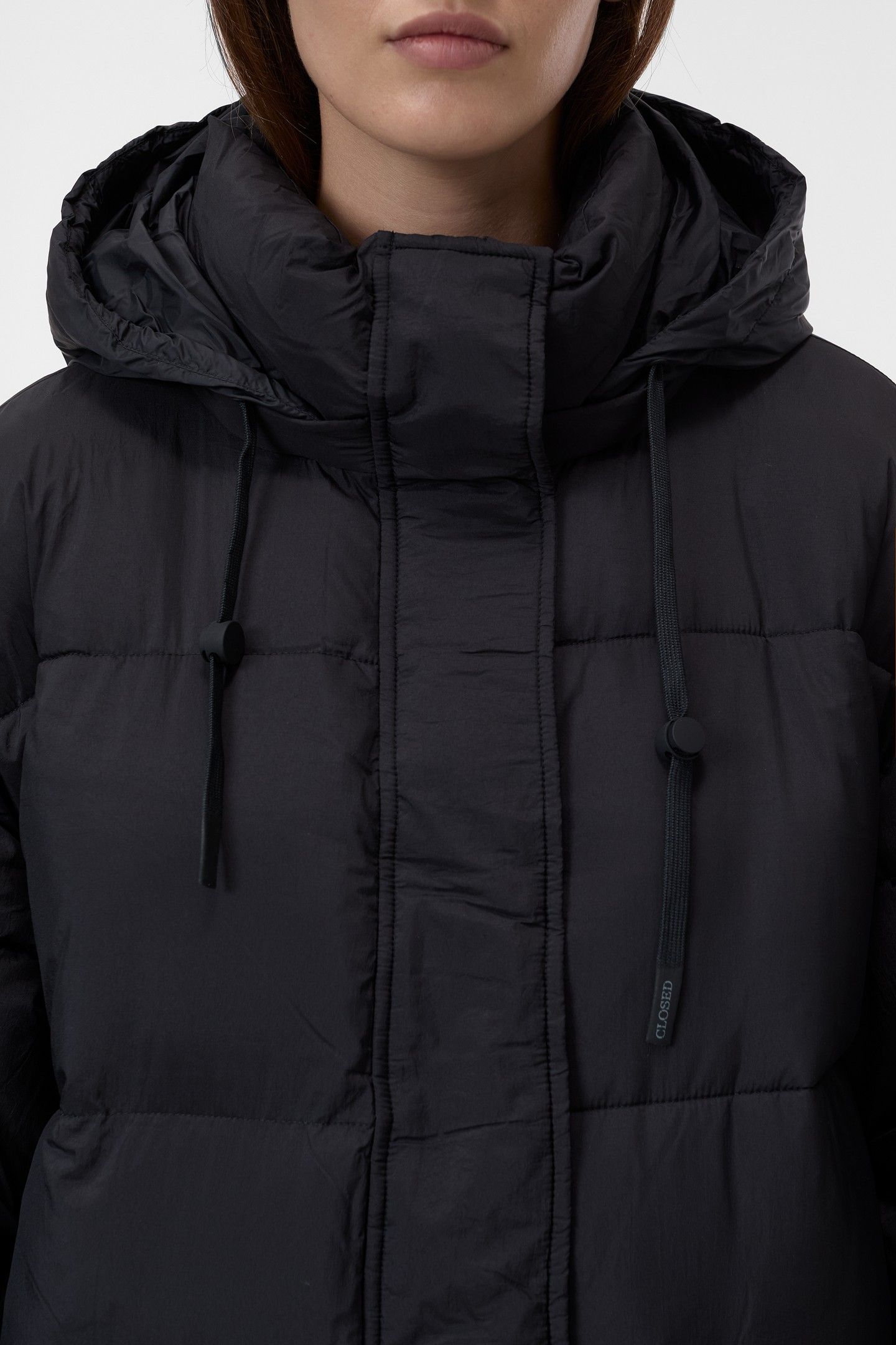 CROPPED PUFFER JACKET BLACK 6