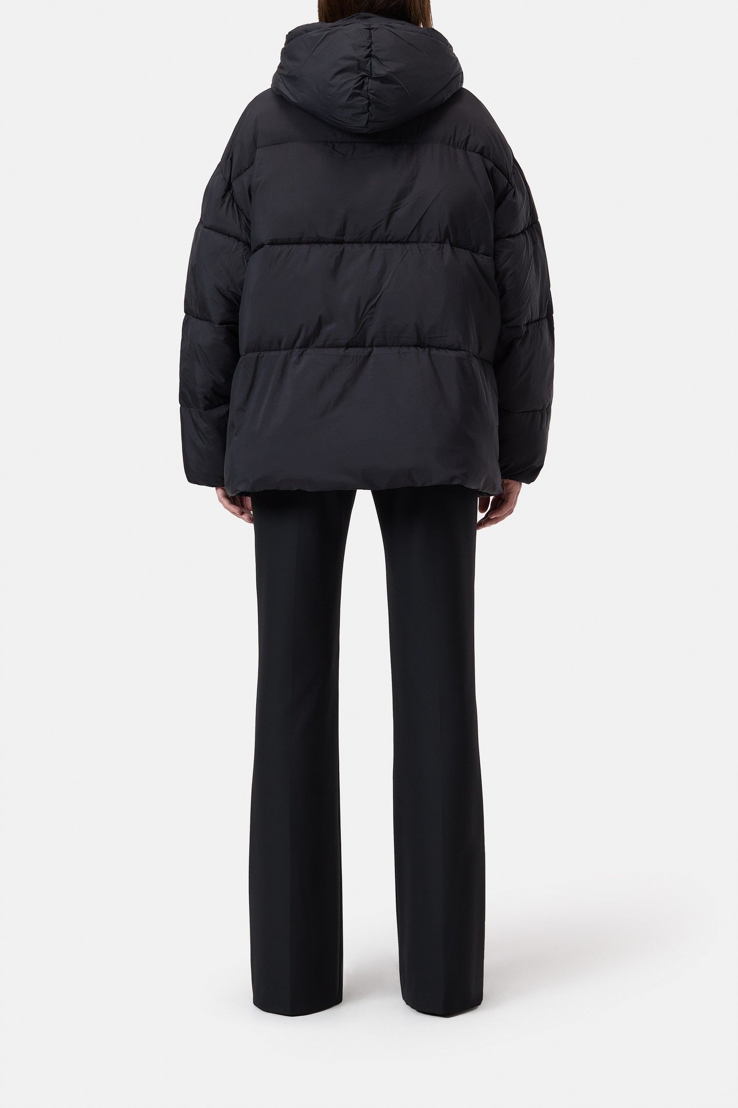 CROPPED PUFFER JACKET BLACK 3
