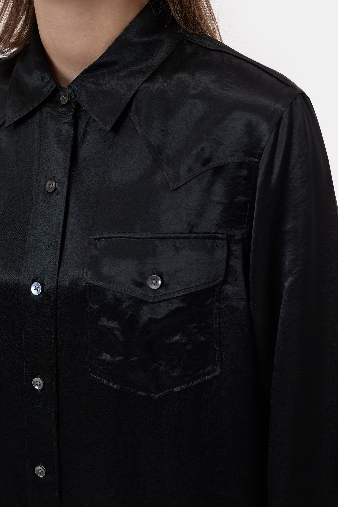 WESTERN SHIRT & BLOUSES BLACK 5