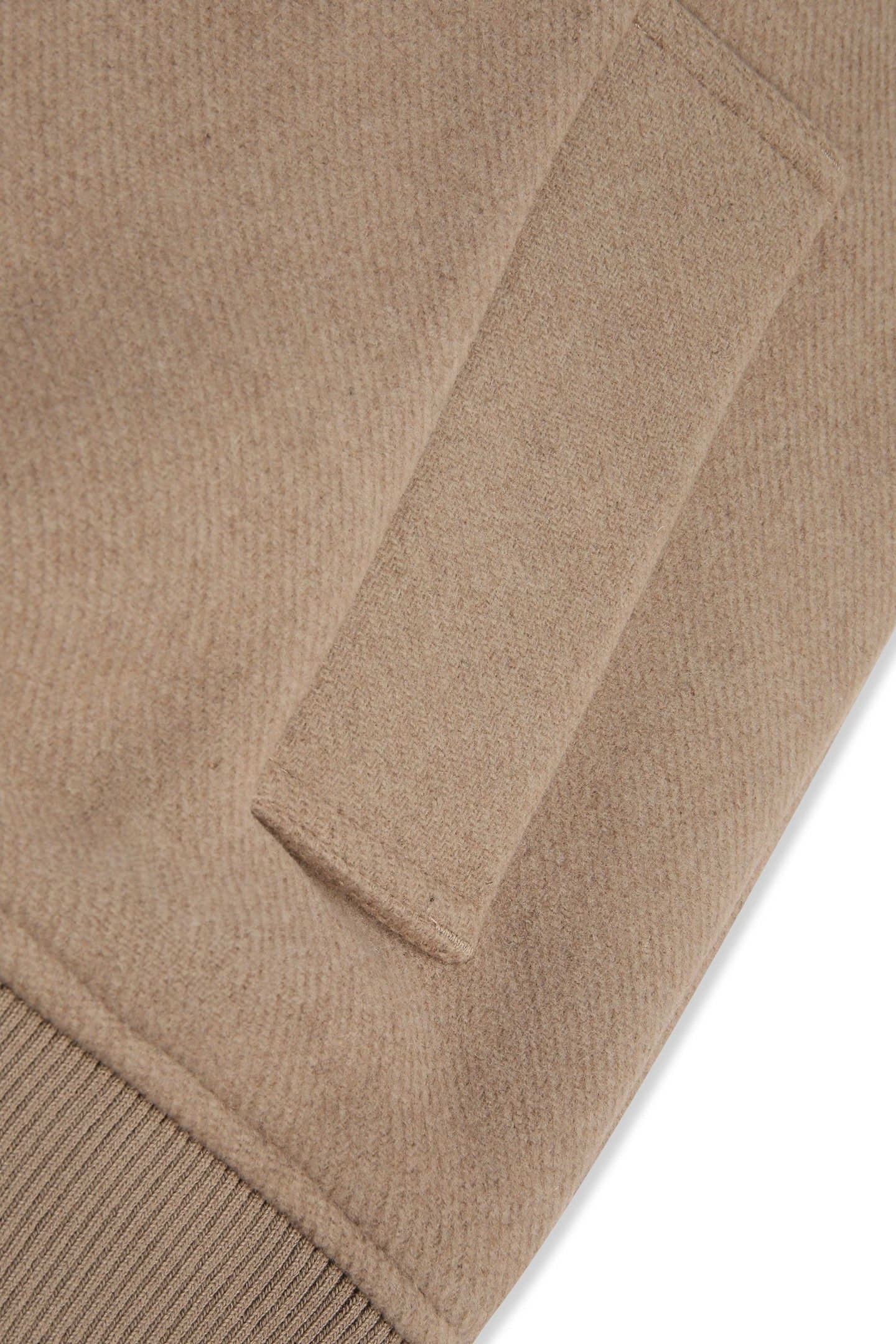COMO REGULAR FELTED VARSITY JACKET WEATHERED TEAK 6