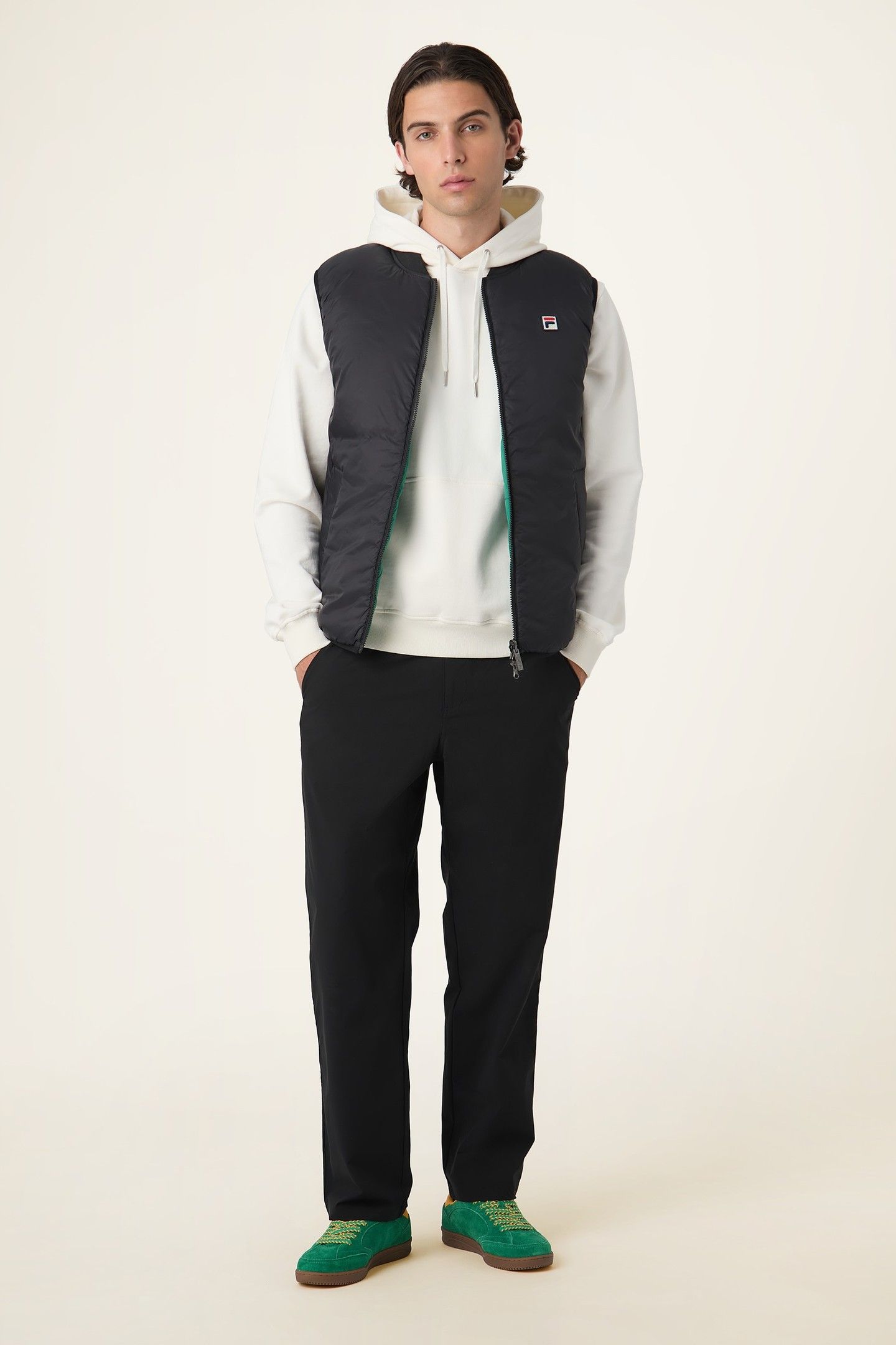 MILANO REGULAR REVERSIBLE LIGHTWEIGHT VEST BLACK 4
