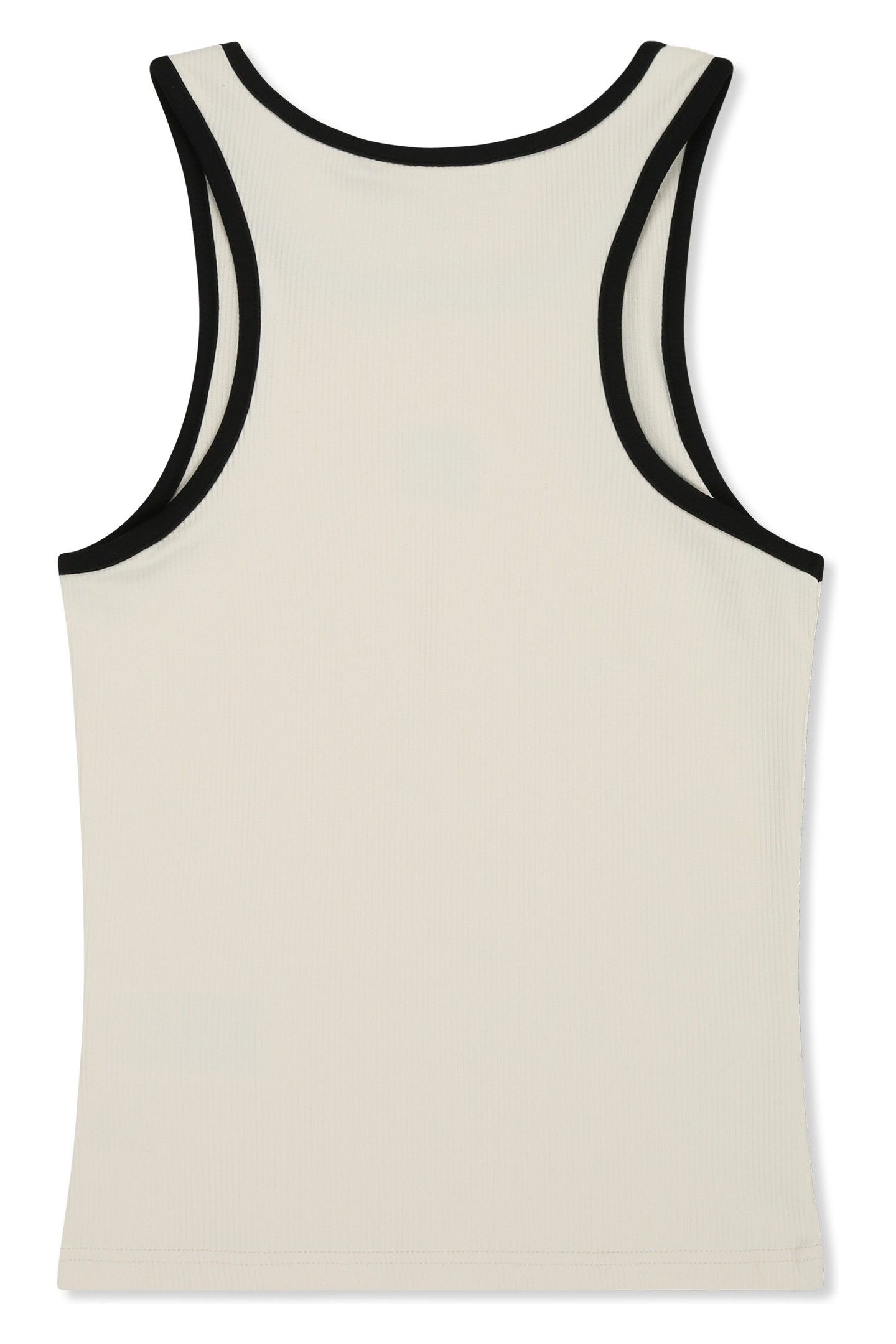 BELLAGIO TIGHT RIBBED RACER TANK EGRET 6