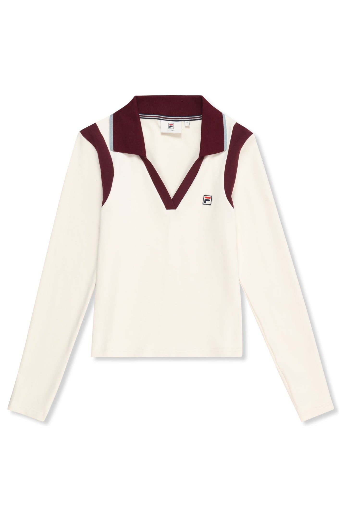 ADRIANO SLIM JOHNNY COLLAR TOP EGRET-FIG 5