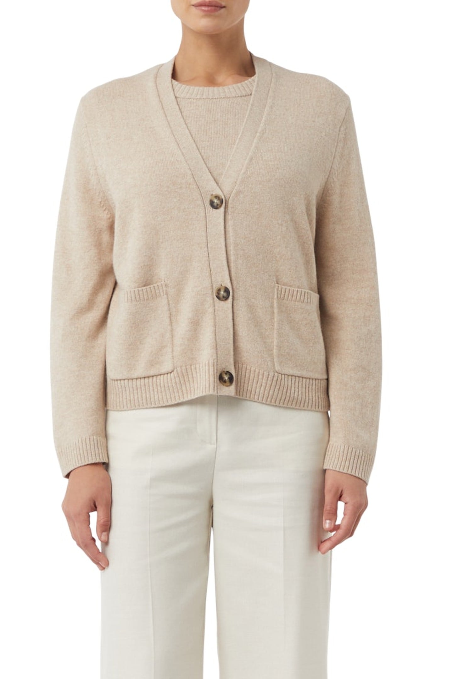 COMMA CARDIGAN BEIGE 1