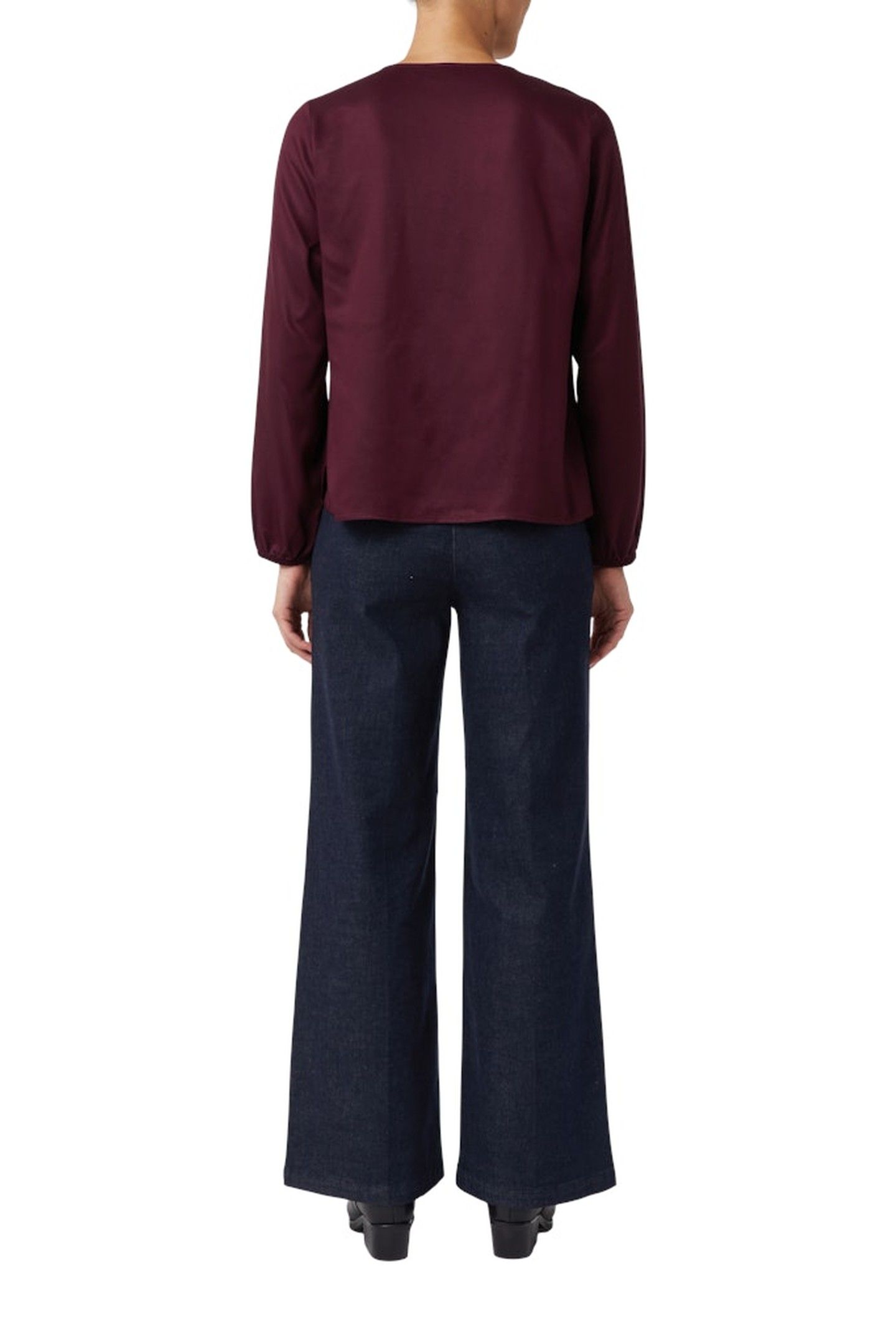 COMMA BLOUSES BURGUNDY 3