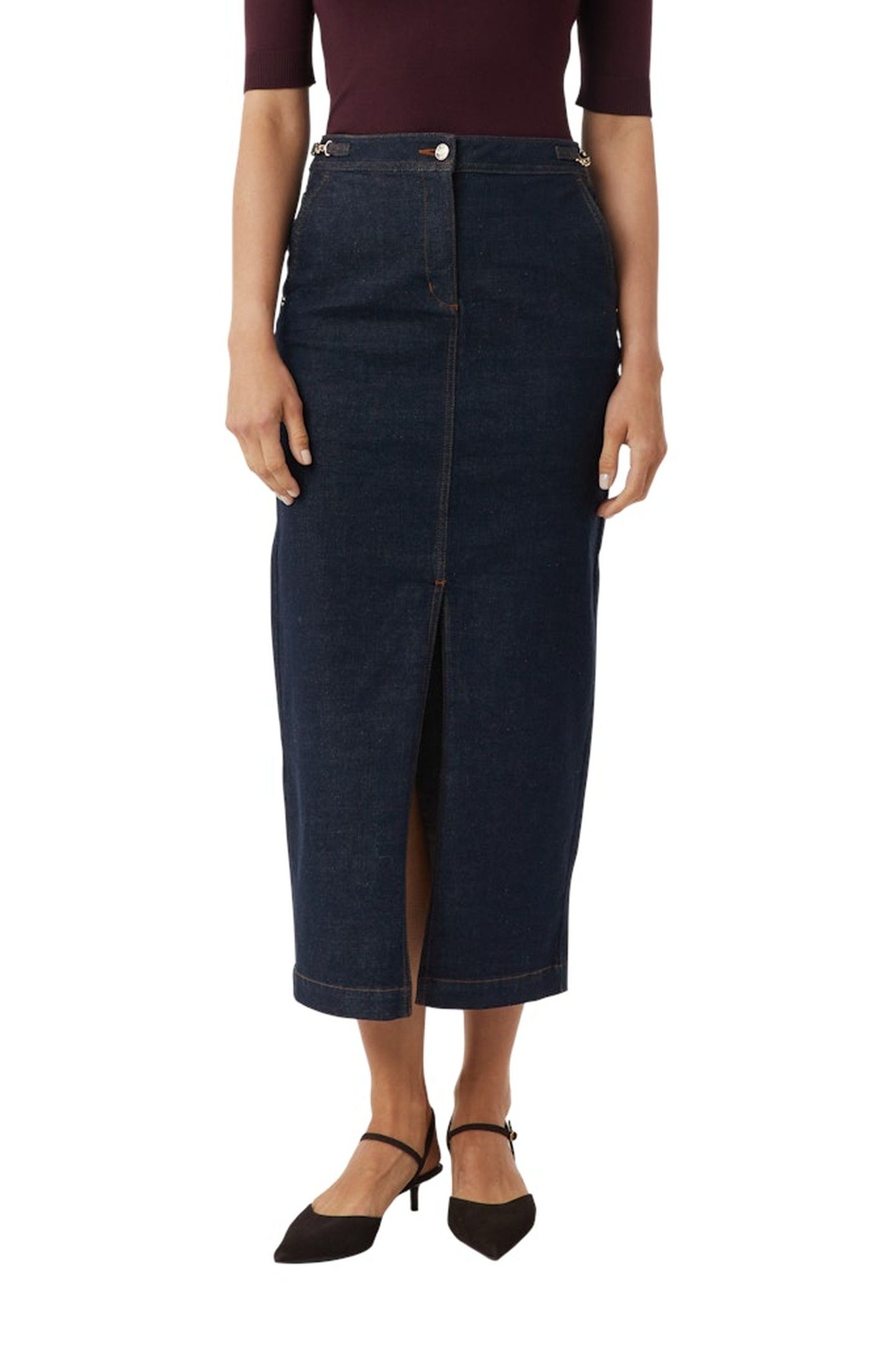 COMMA SKIRT BLUE DENIM 1