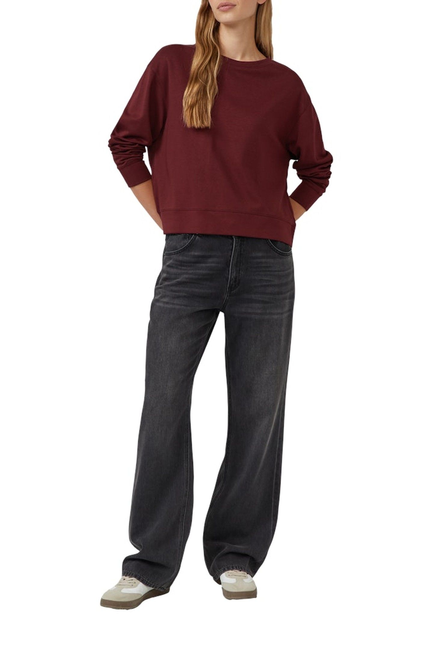 S.OLIVER SWEATSHIRTS BURGUNDY 2