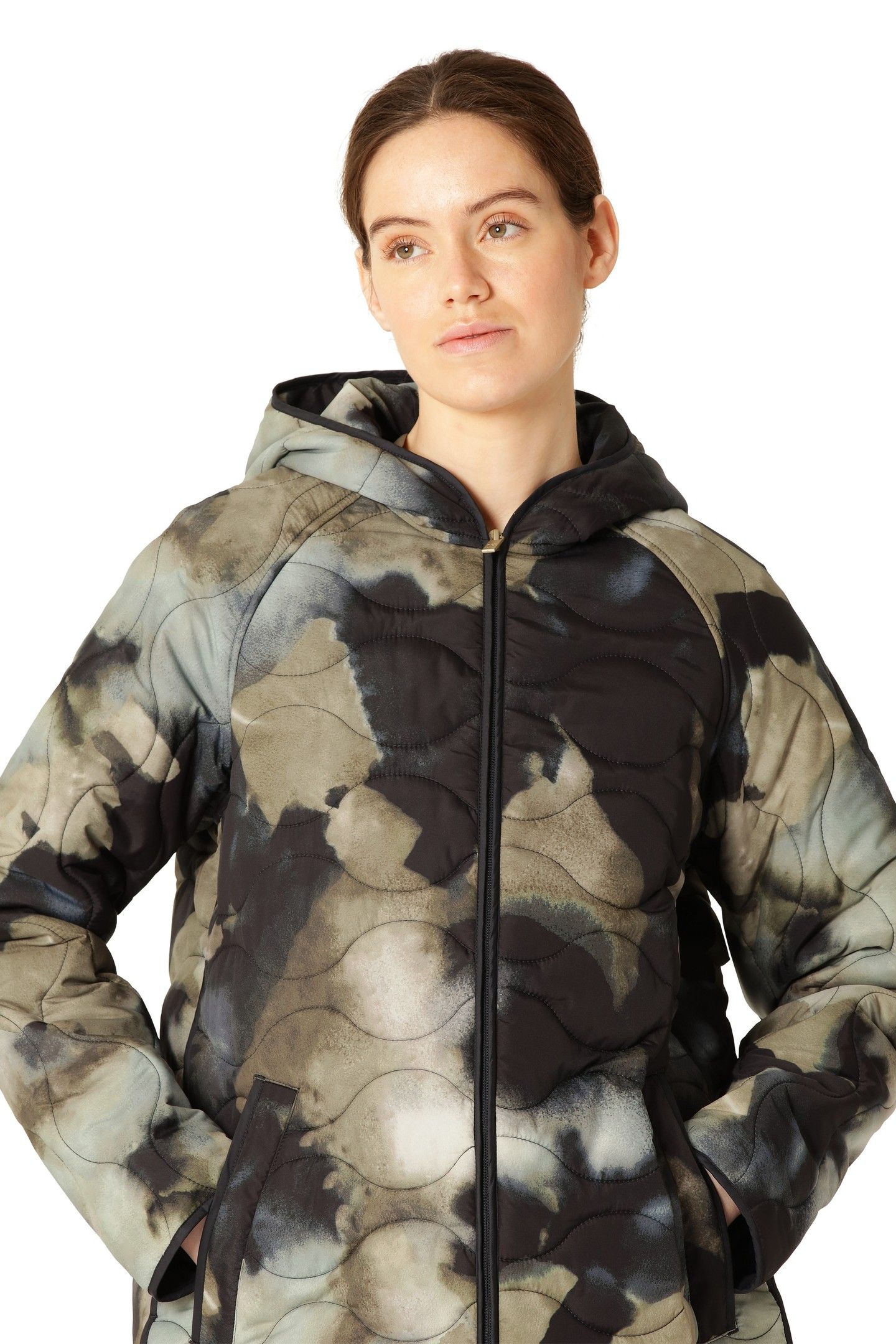 QUILTED07P QUILT JACKETS MOSS PRINT 3