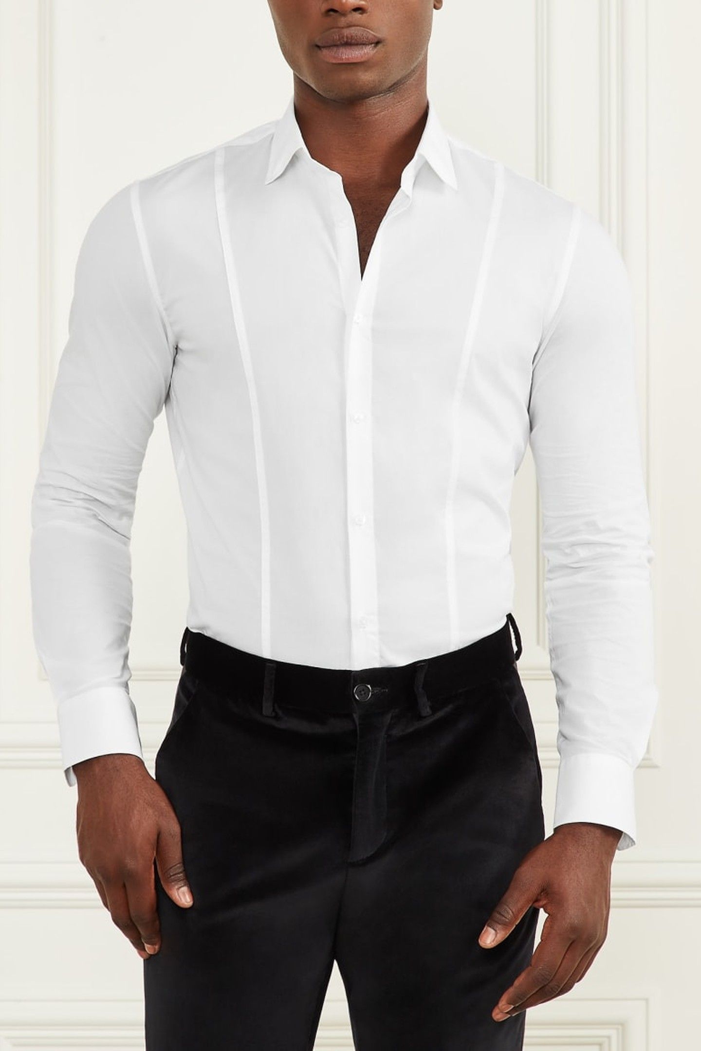 MARCIANO BY GUESS OLIVER IT COLLAR ROU PURE WHITE 1