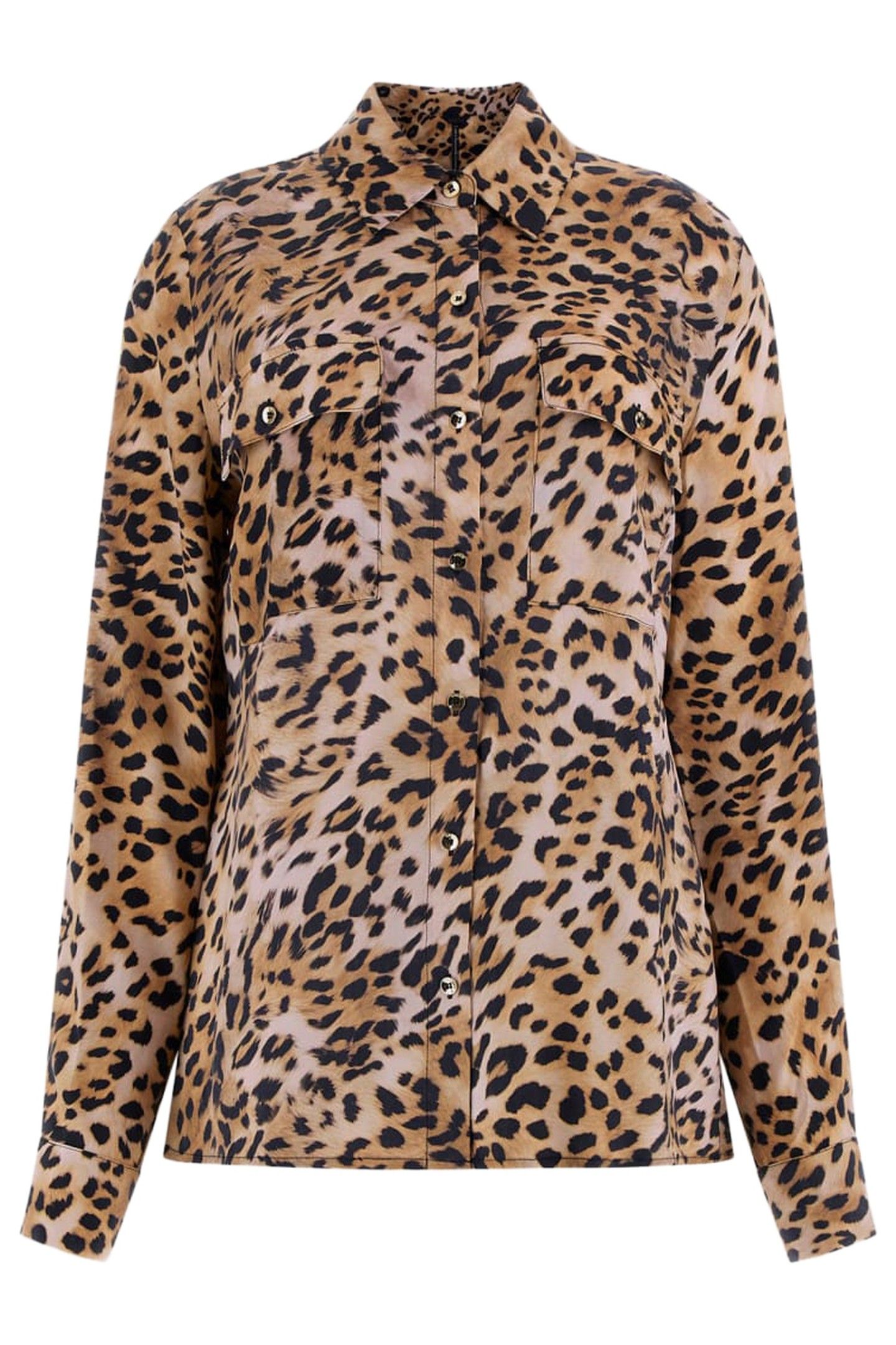 GUESS ECO ENORA EQUIPMENT SHIR CHEETAH SKIN PRINT 10
