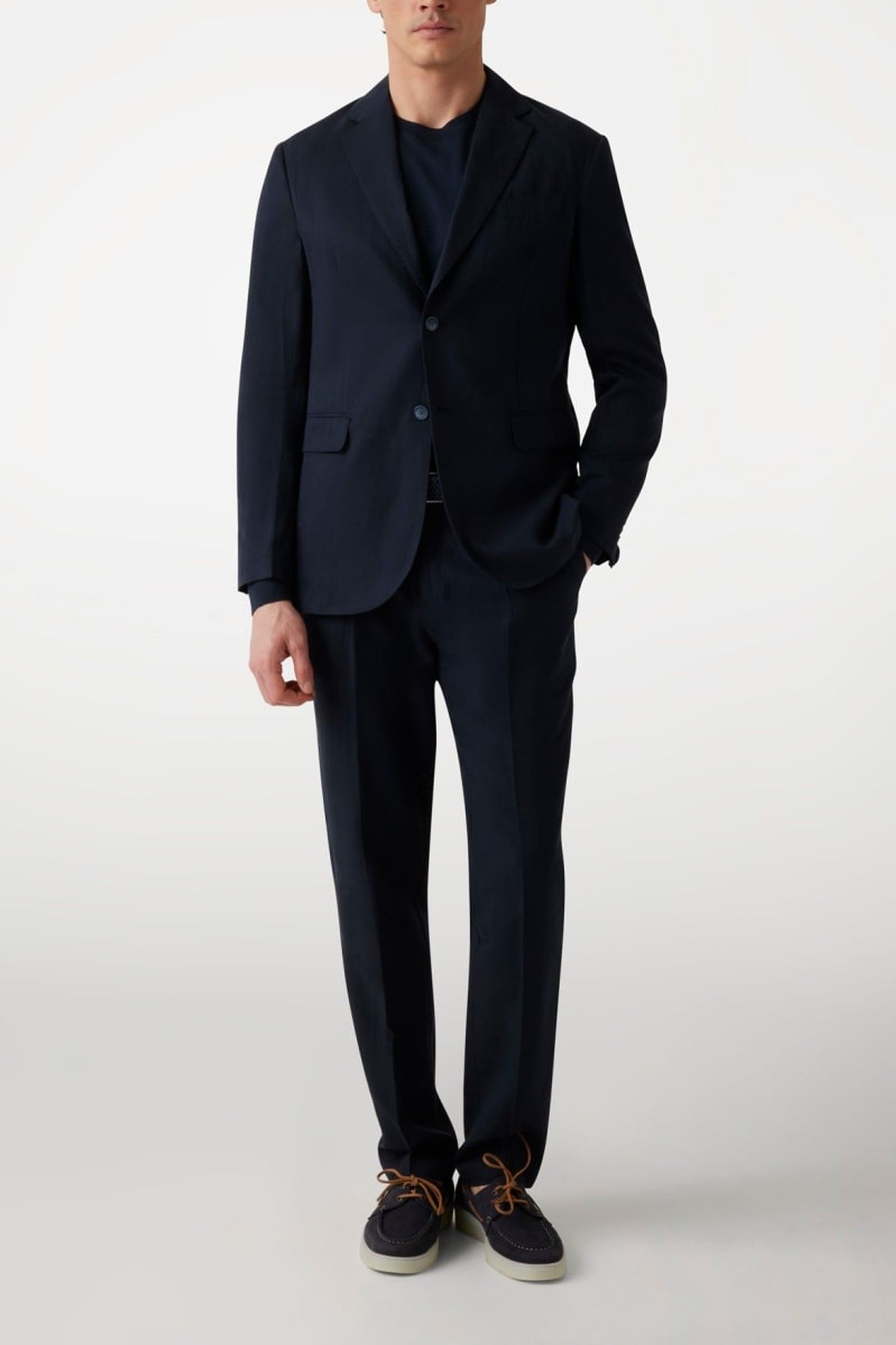 MARCIANO BY GUESS GEORGE 2B NOTCH BLAZ NAVY SEA 1