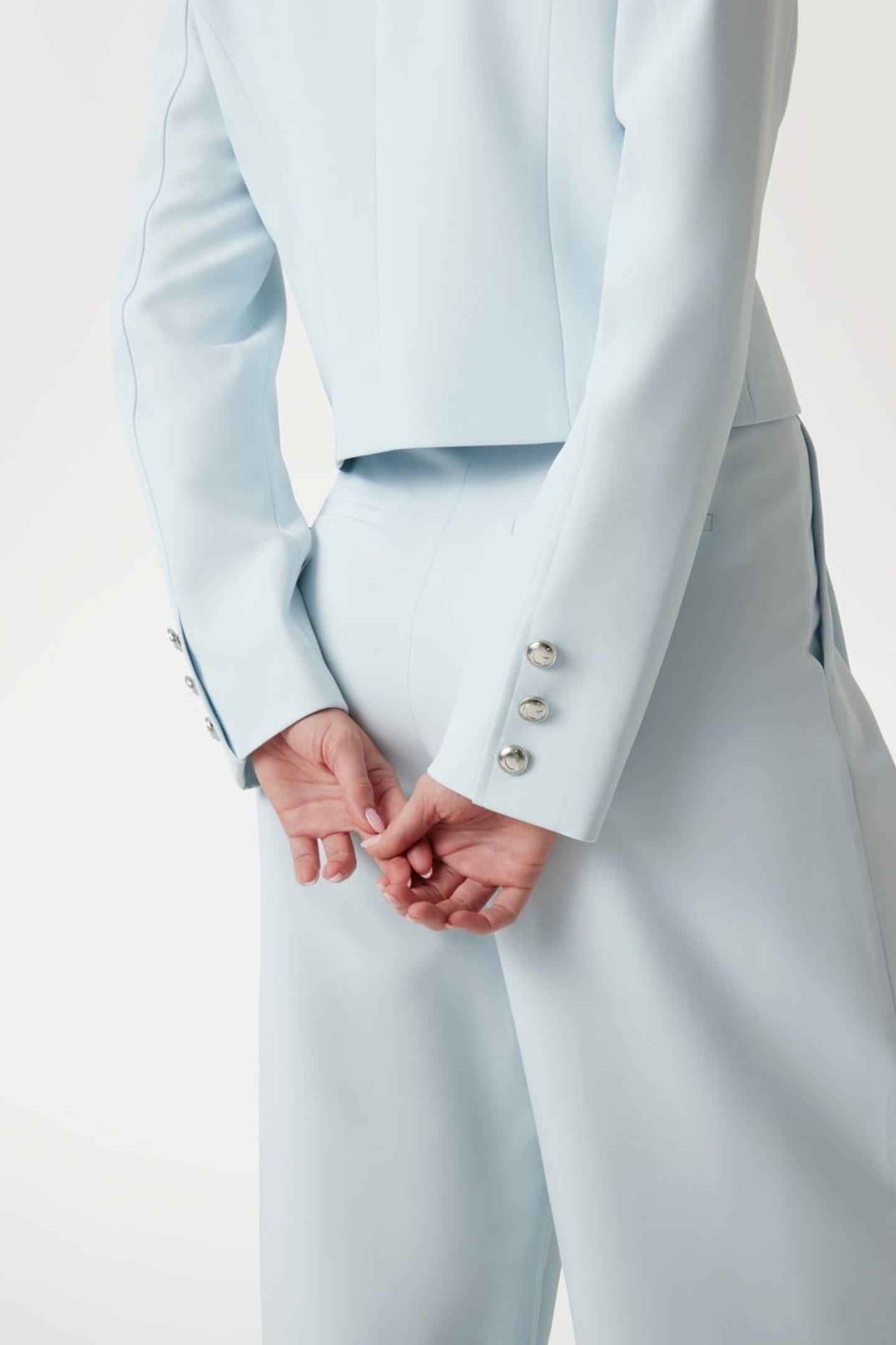 GUESS ECO ANDREE CROP BLAZER SKY HIGH 6