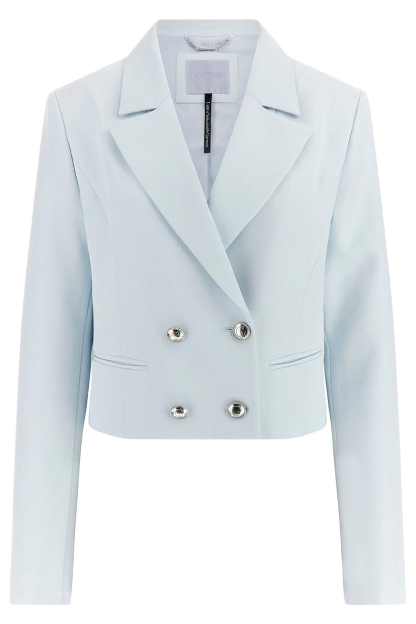 GUESS ECO ANDREE CROP BLAZER SKY HIGH 10