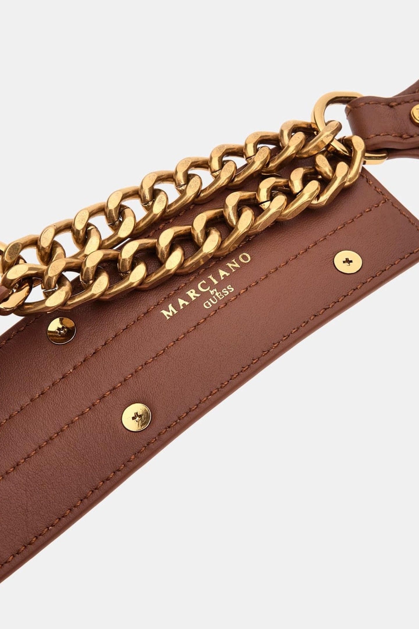 MARCIANO BY GUESS CHAIN HIGH WAIST BEL TERRE DI SIENA 4