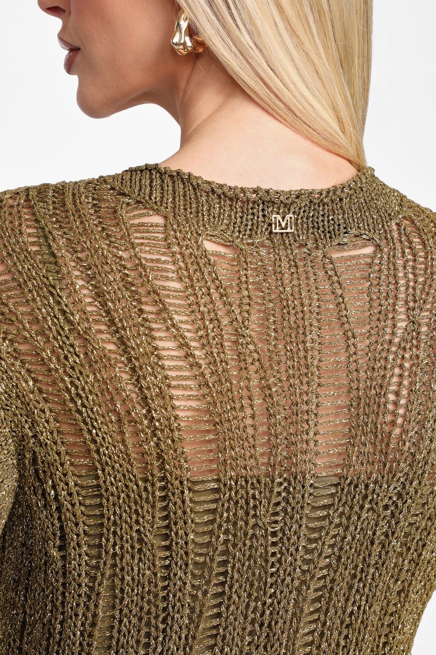 MARCIANO BY GUESS LUCKY LS FLARE MINI ARMY OLIVE + GOLD LU 10