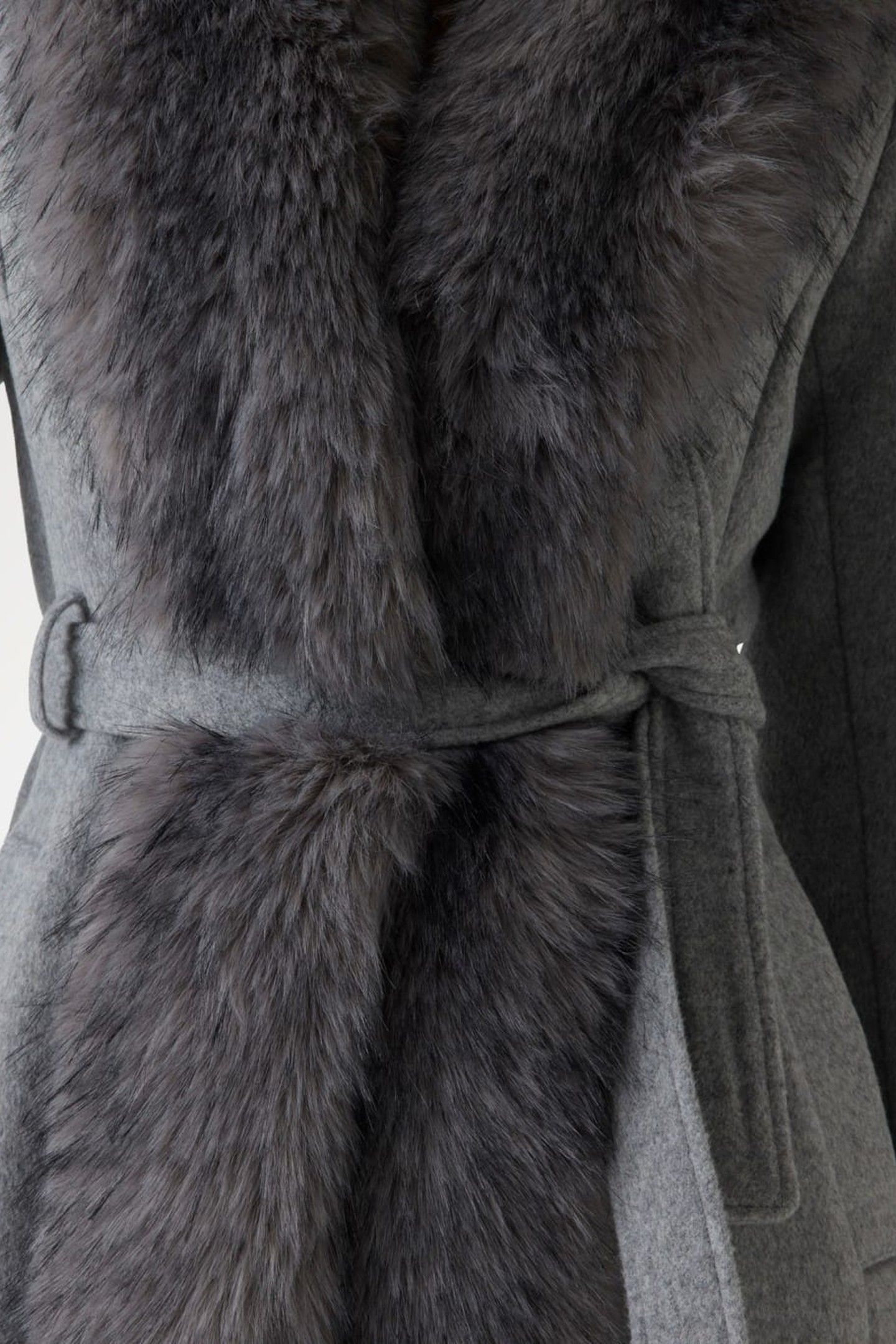 MARCIANO BY GUESS VALERIE COAT HEATHER MEDIUM GREY 9