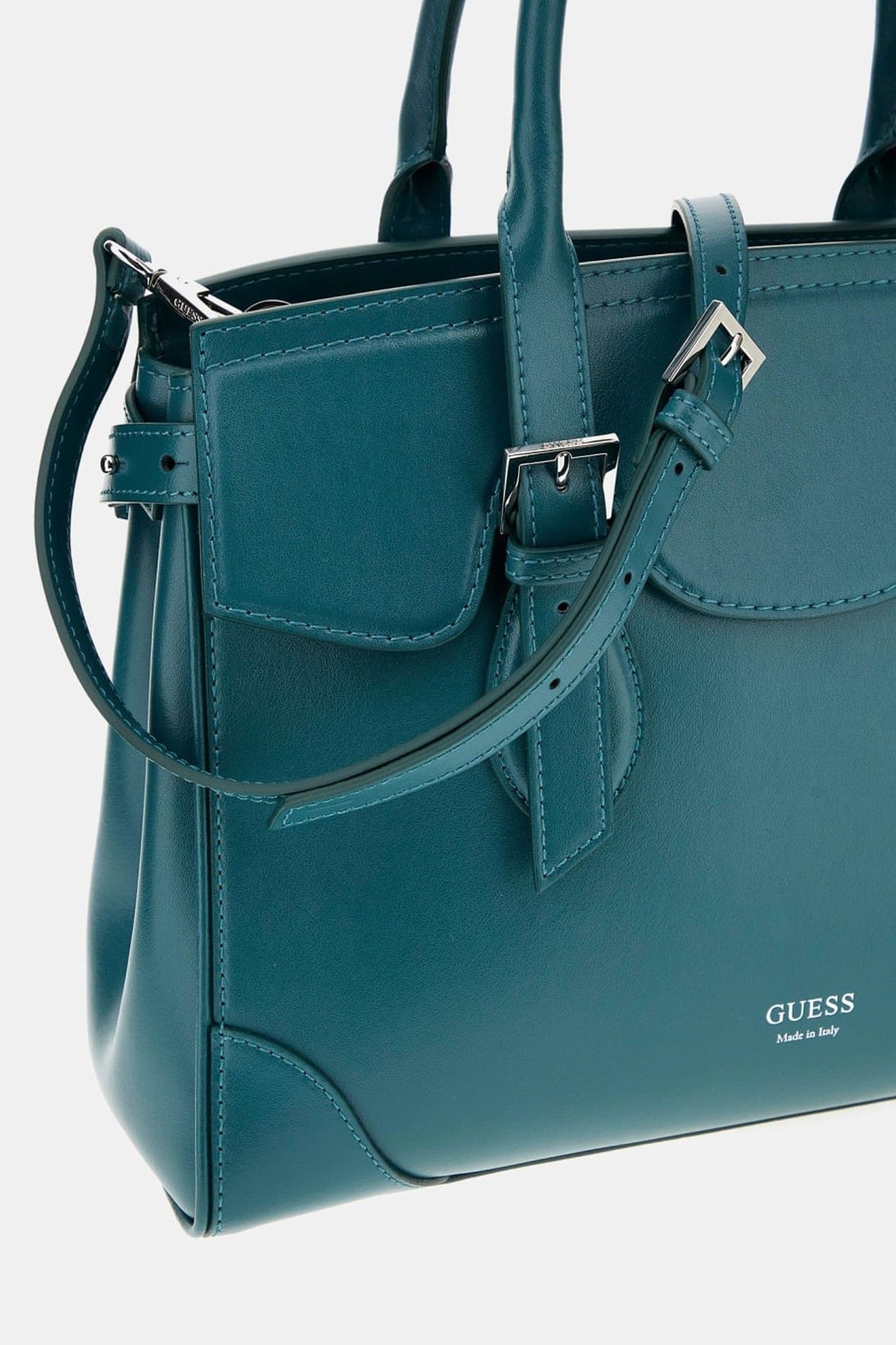MARCIANO BY GUESS DIANA MAXI SATCHEL CHROME GREEN 9