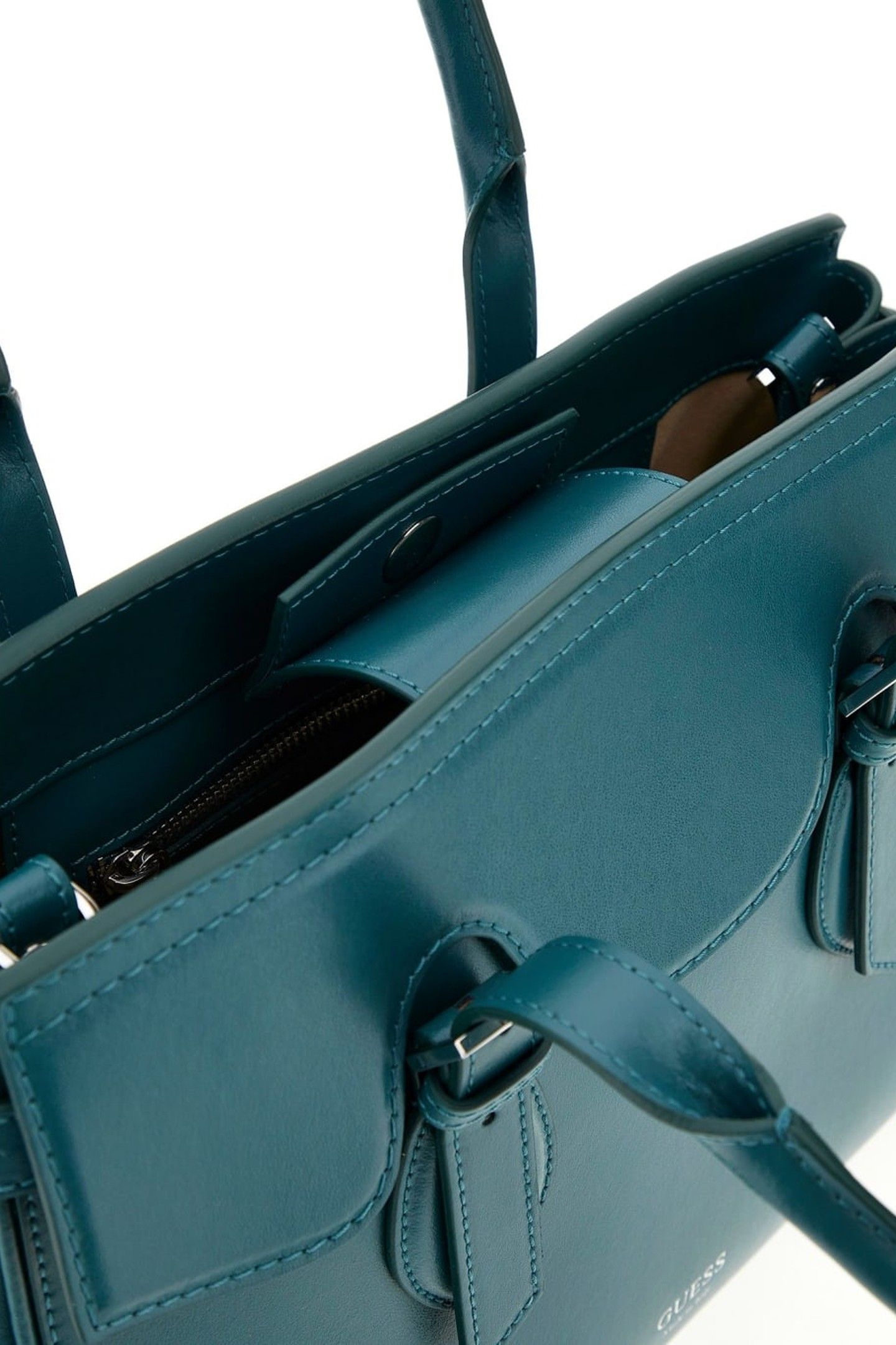 MARCIANO BY GUESS DIANA MAXI SATCHEL CHROME GREEN 10