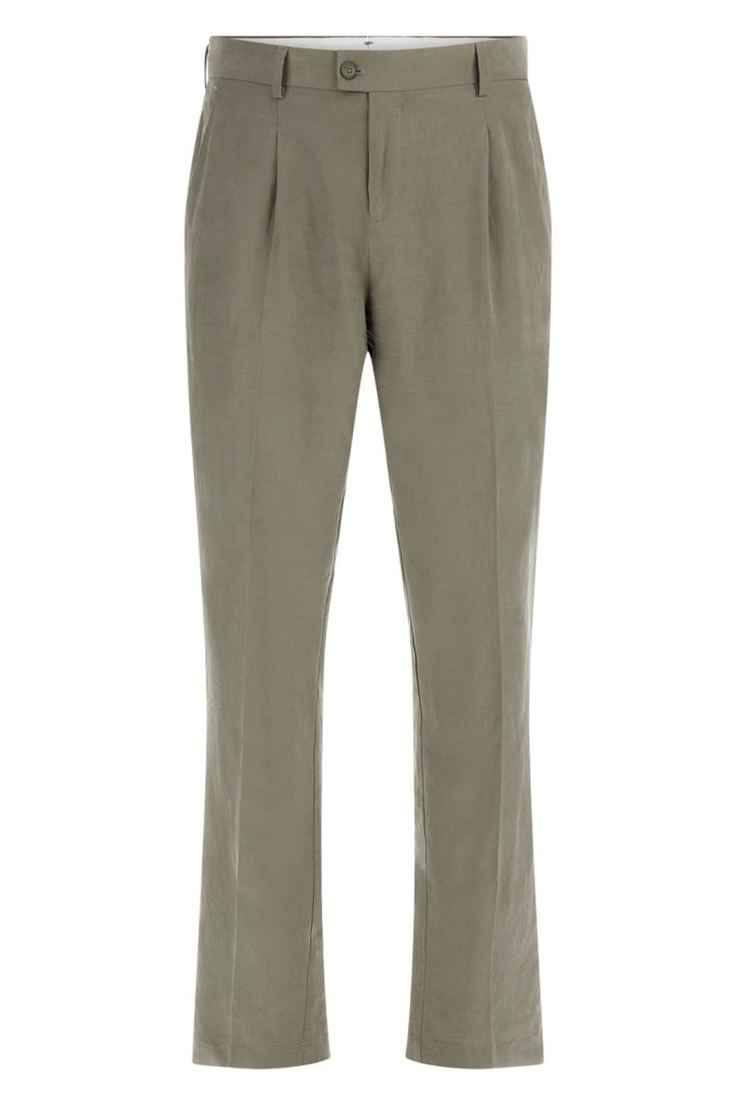MARCIANO BY GUESS MAX PLEATED REG CHIN MOSSY GREEN 5