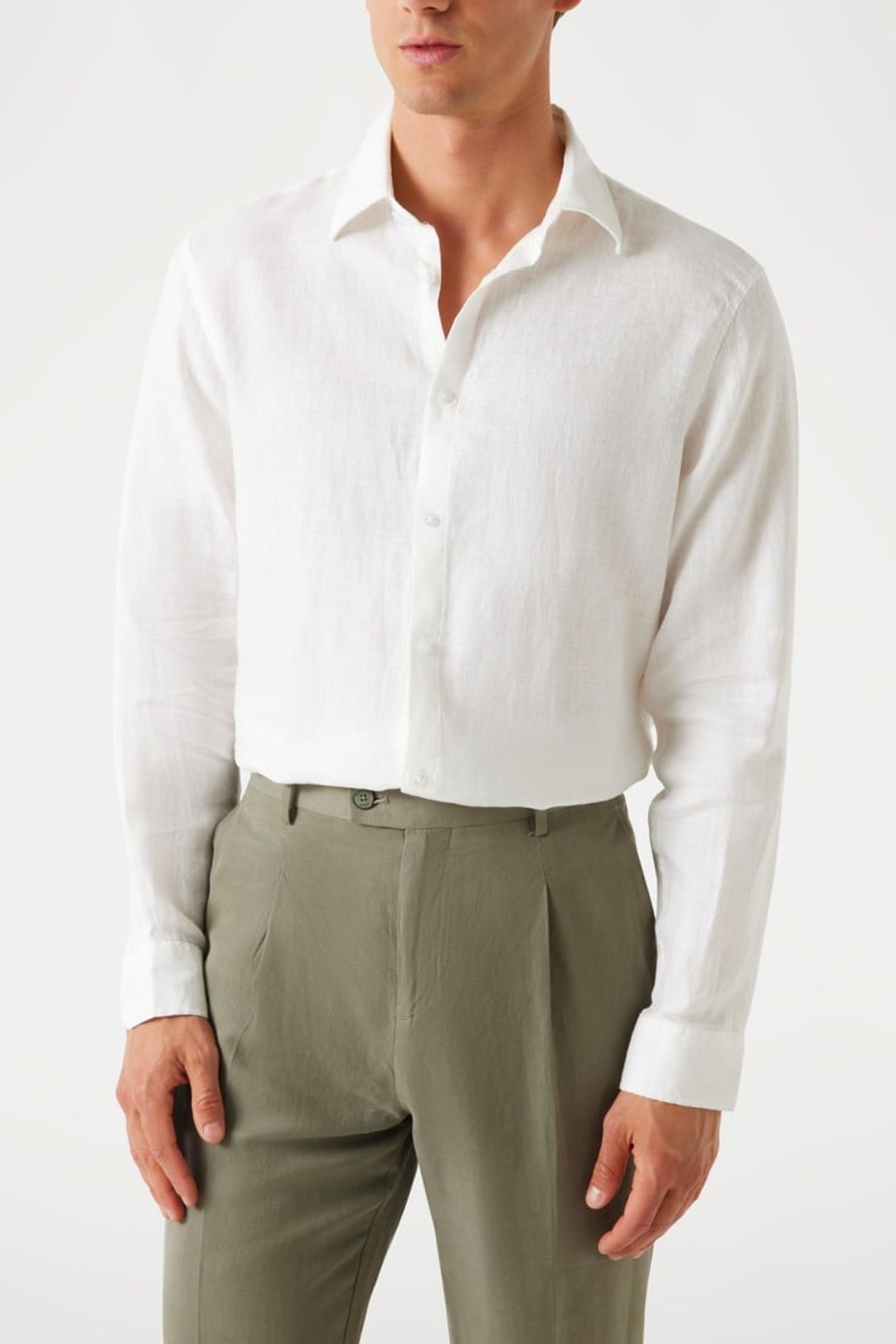 MARCIANO BY GUESS JOE IT COLLAR NOTCHE SALT WHITE 2