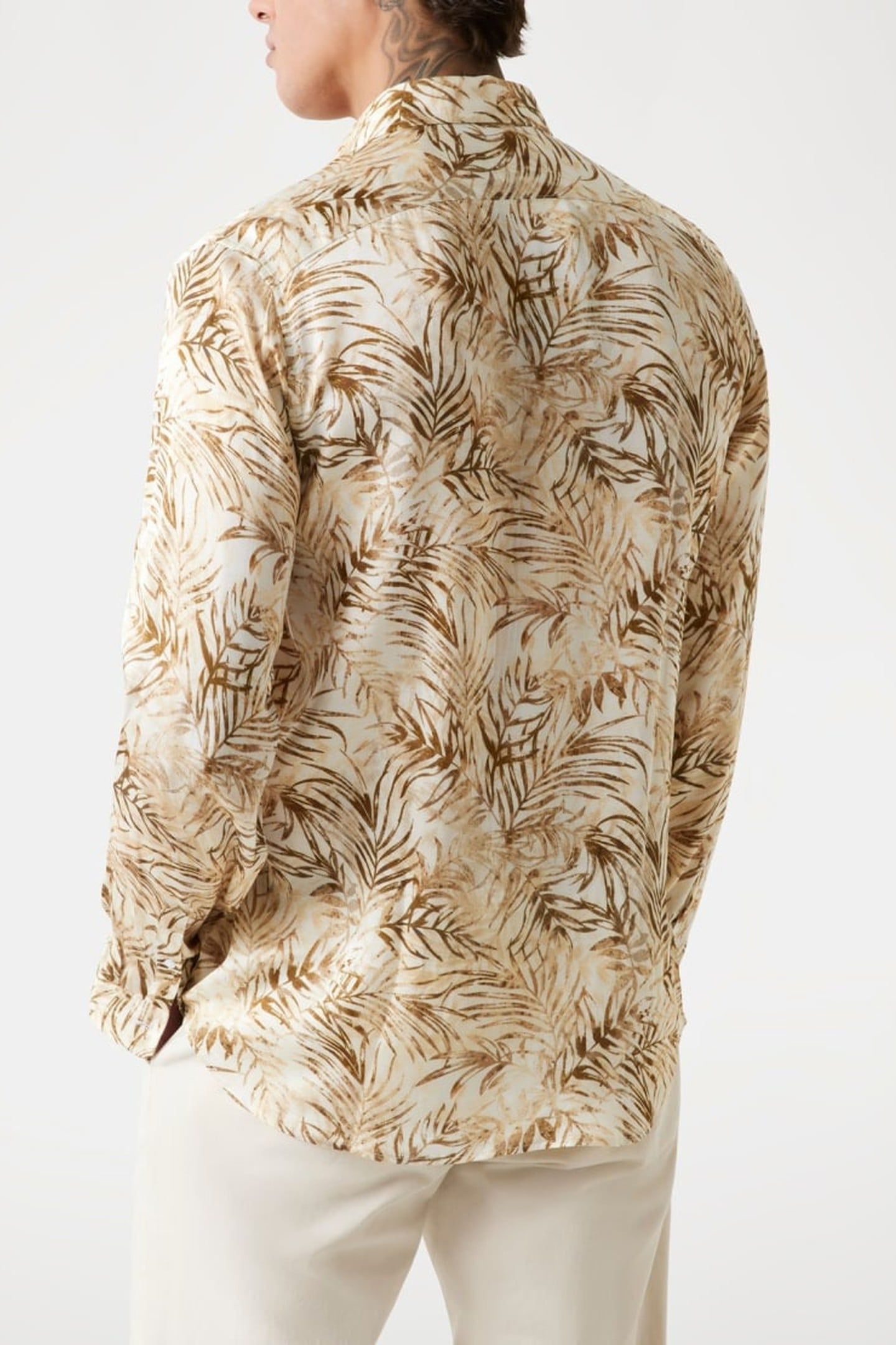 MARCIANO BY GUESS BENNY NEW COLLAR PAU ECRU SAND FOLIAGE PR 5