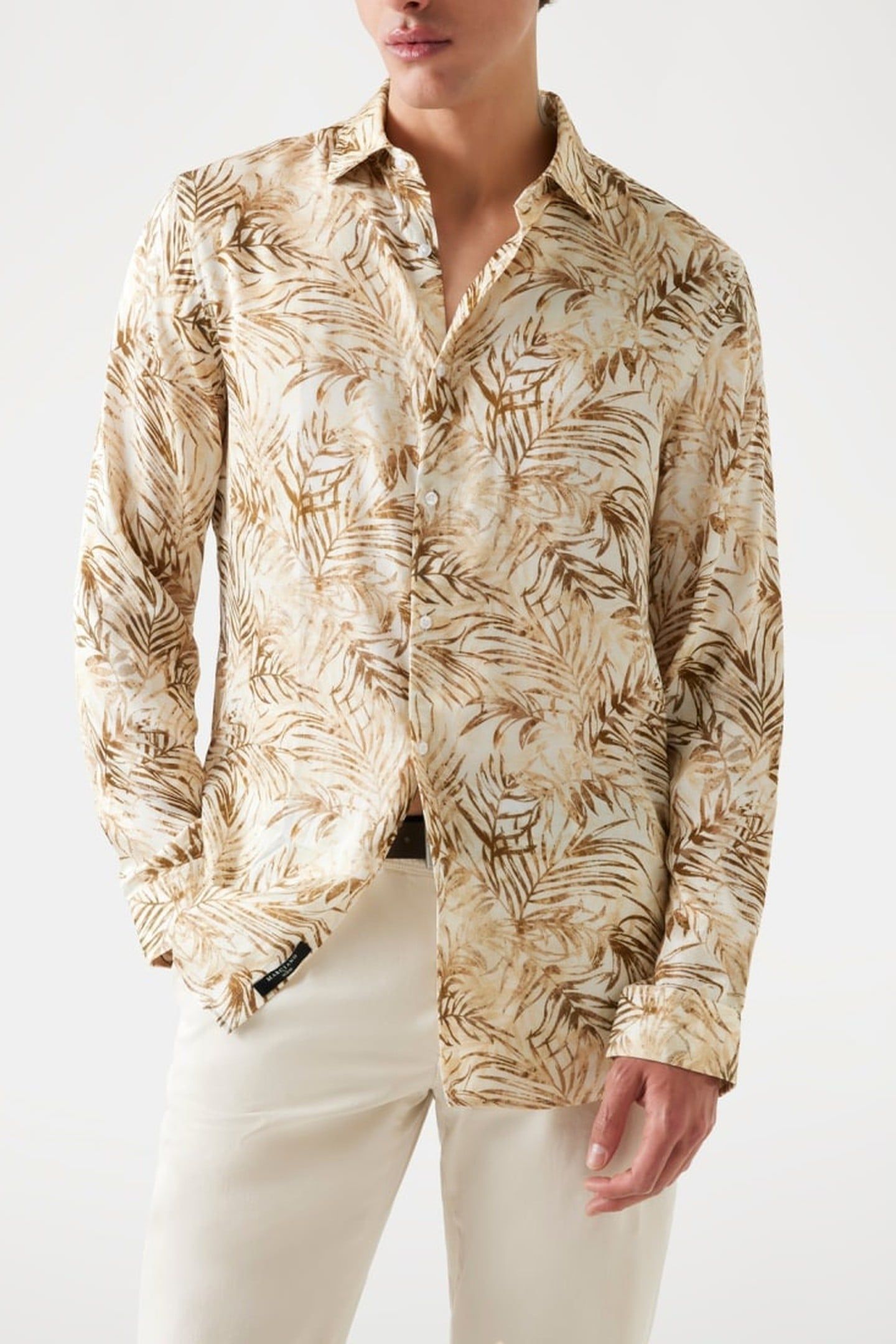 MARCIANO BY GUESS BENNY NEW COLLAR PAU ECRU SAND FOLIAGE PR 4