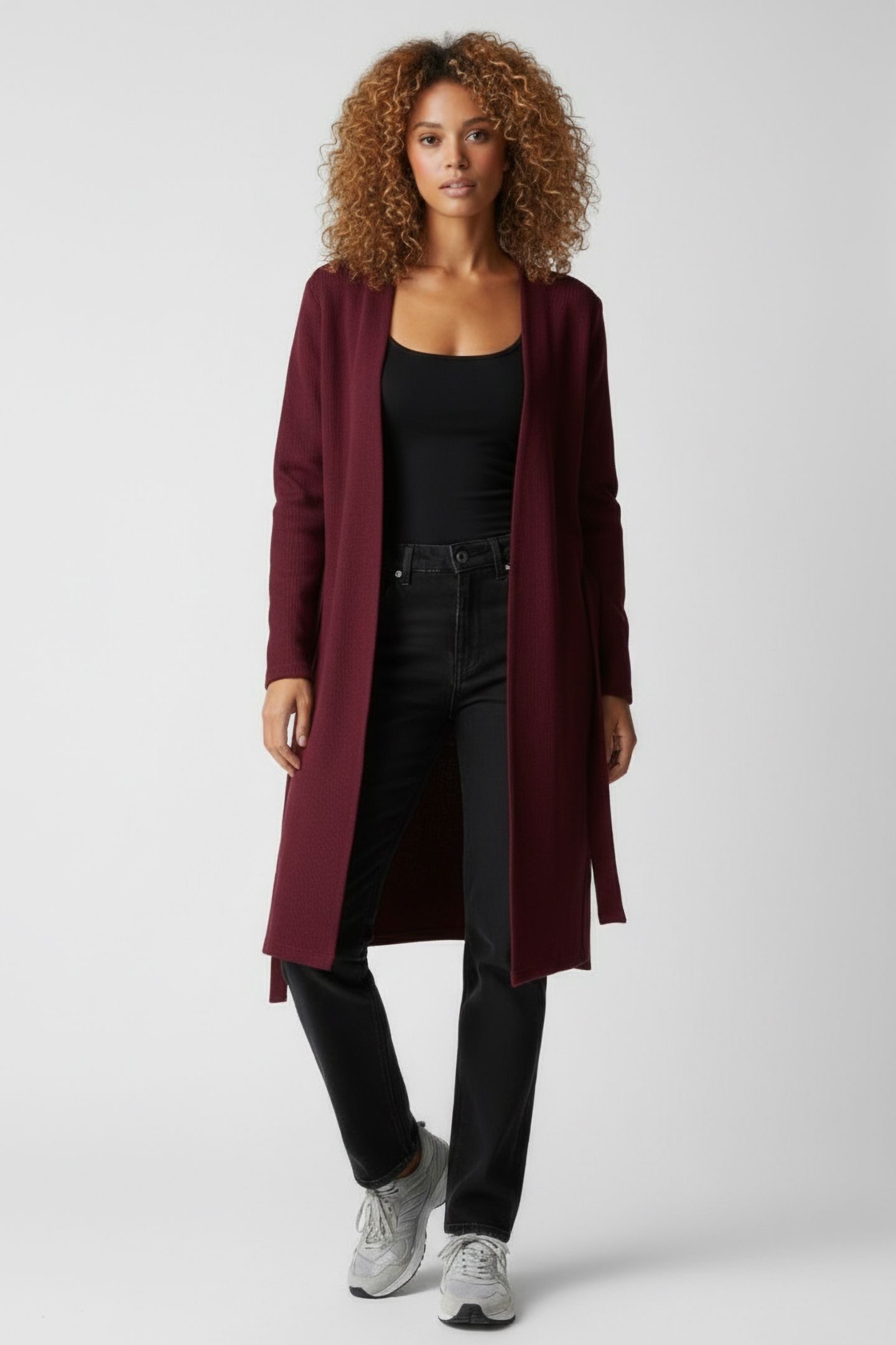 QUEALF KNIT GARNET 1