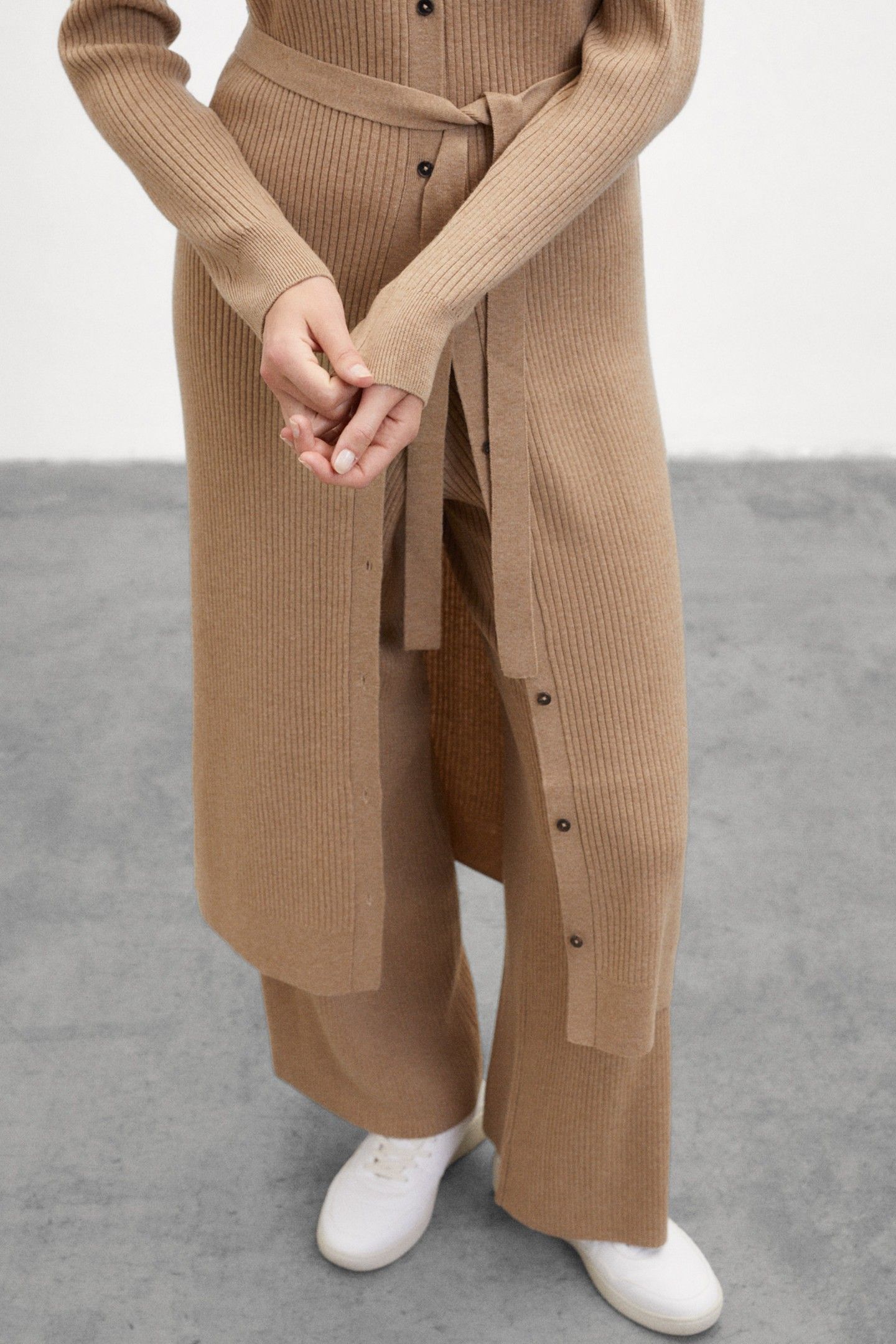 ROMEROALF KNIT CAMEL MELANGE 3