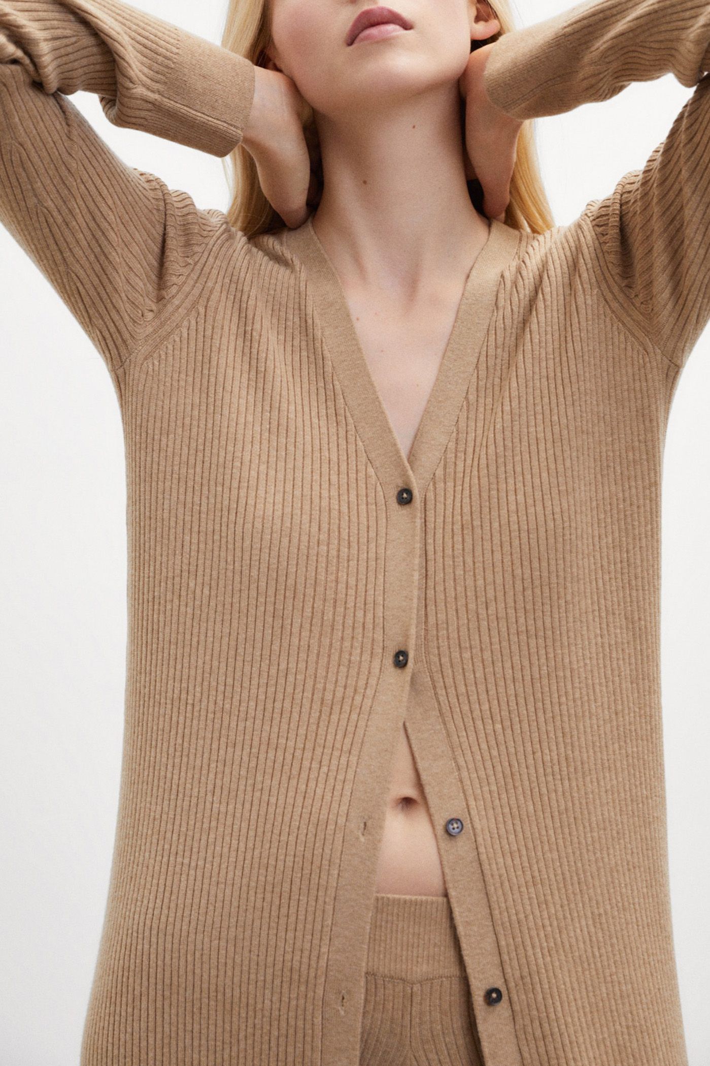 ROMEROALF KNIT CAMEL MELANGE 4