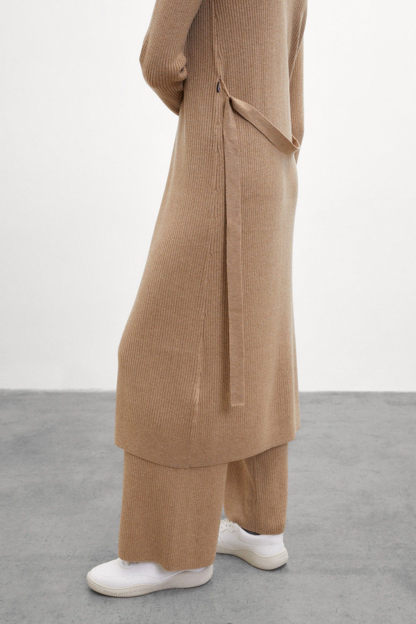 ROMEROALF KNIT CAMEL MELANGE 2