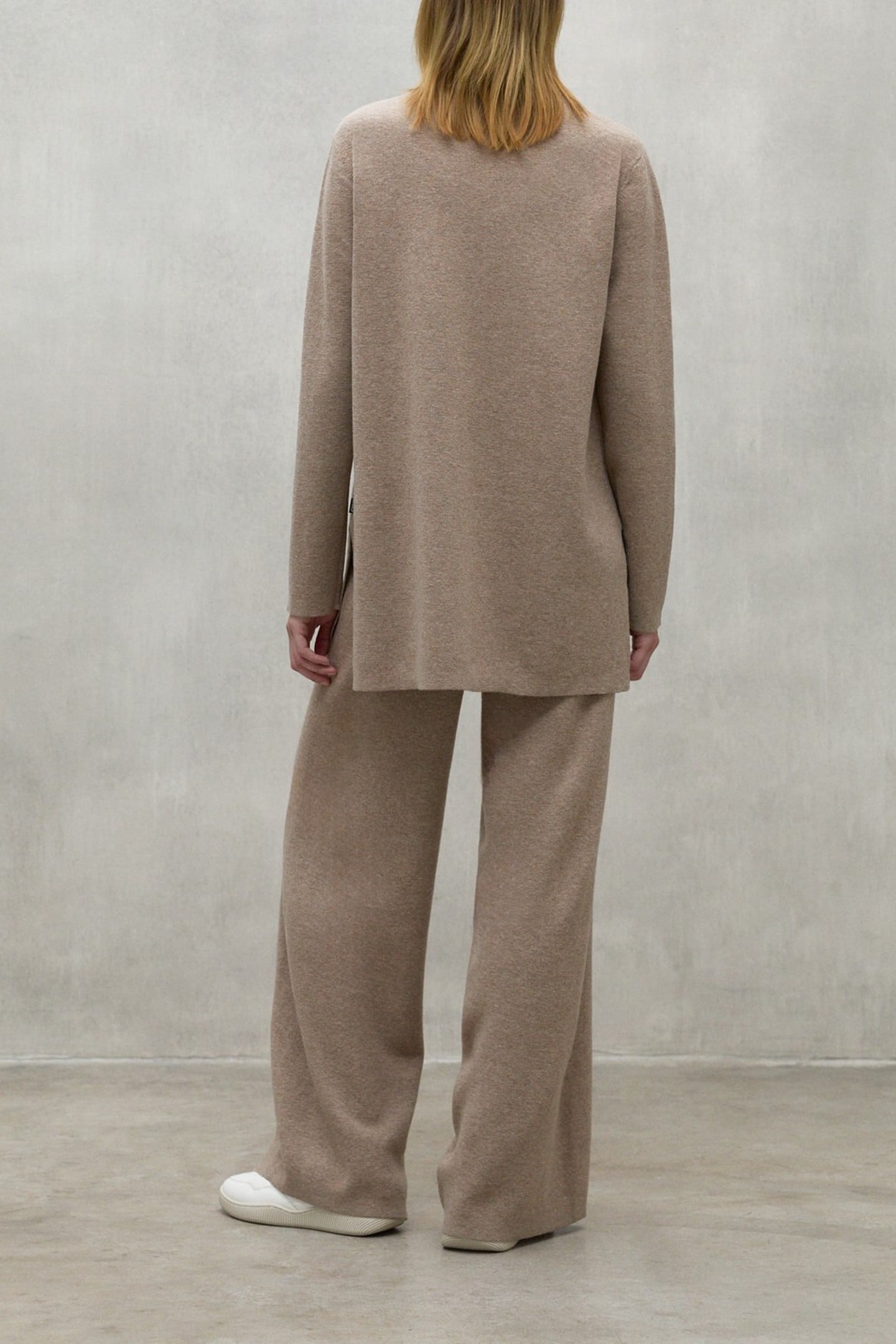PALNAALF KNIT DARK SAND MELANGE 3