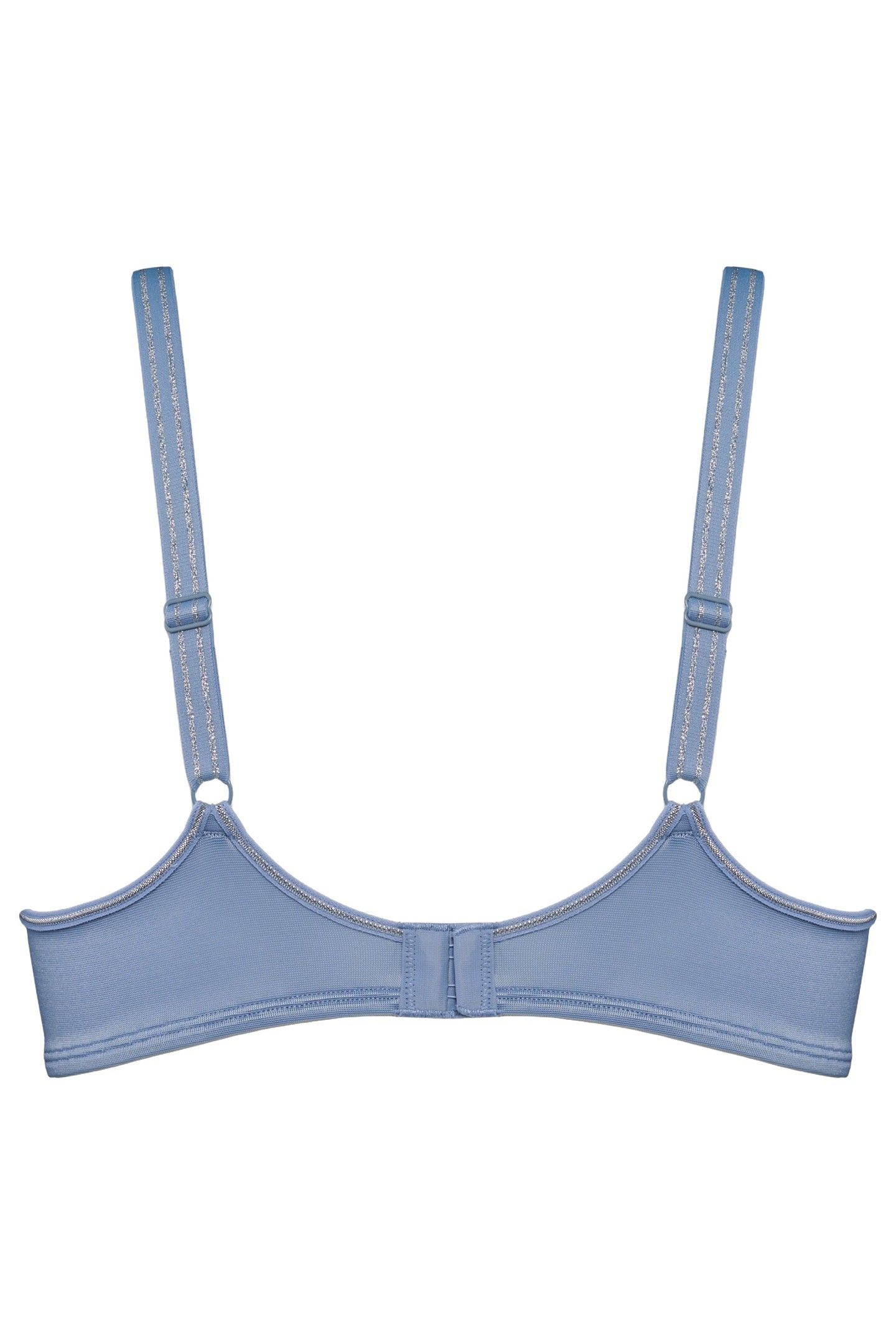 SNOWFLAKE POWDER BLUE BALCONY BRA 5