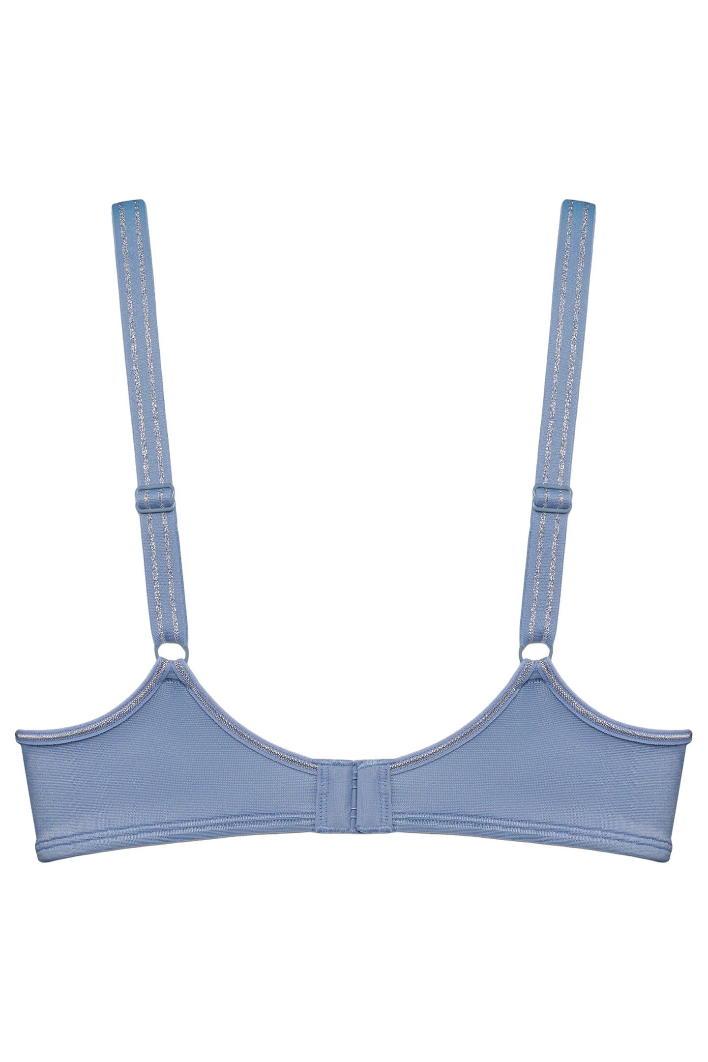 SNOWFLAKE POWDER BLUE PUSH UP BRA 4