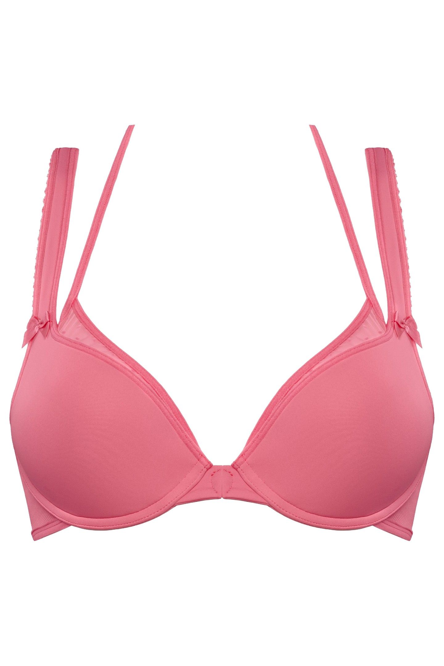 PEEKABOO PINK LEMONADE PUSH UP BRA 5