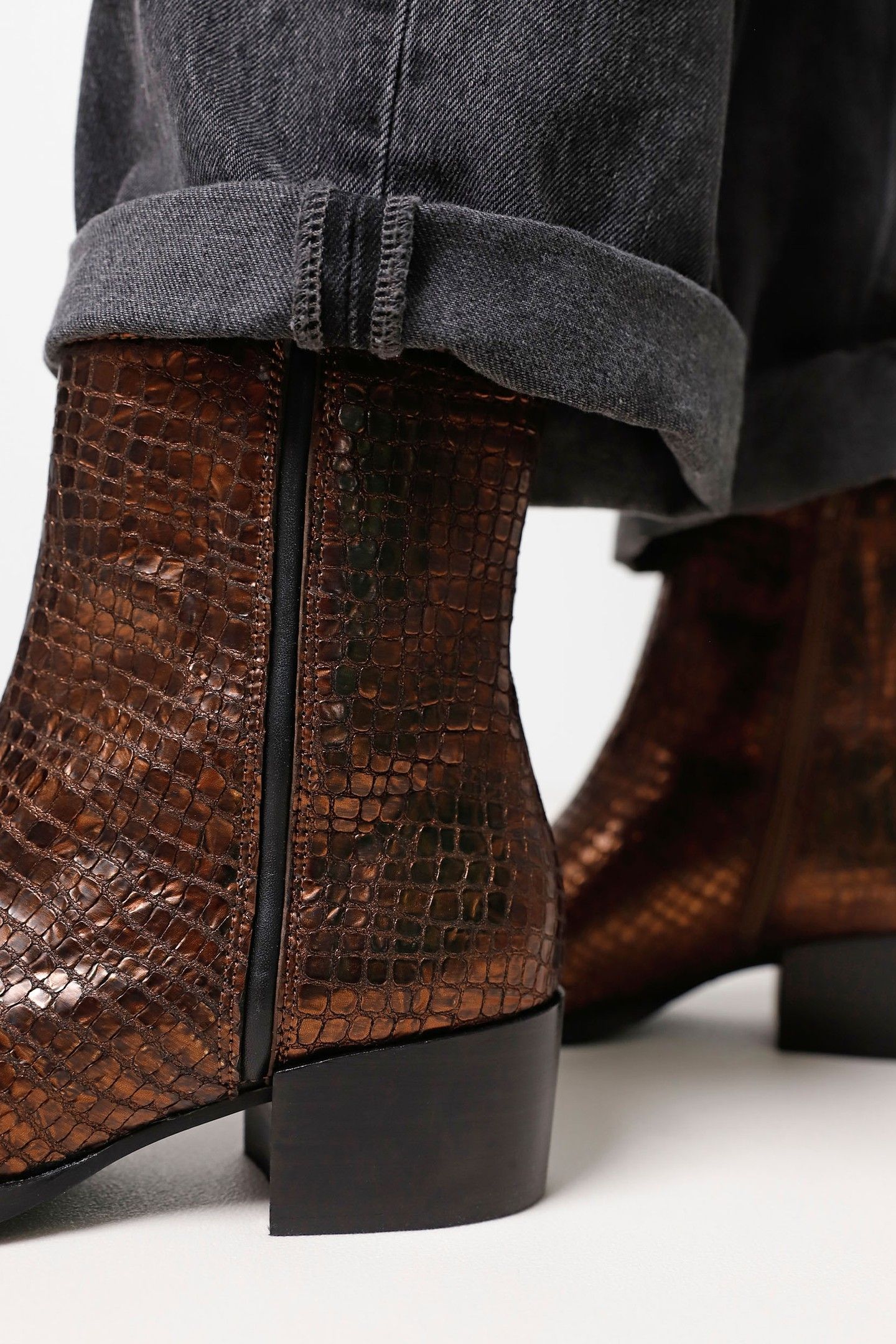 ROSE BAKER ANKLE BOOTS BRONZE 5