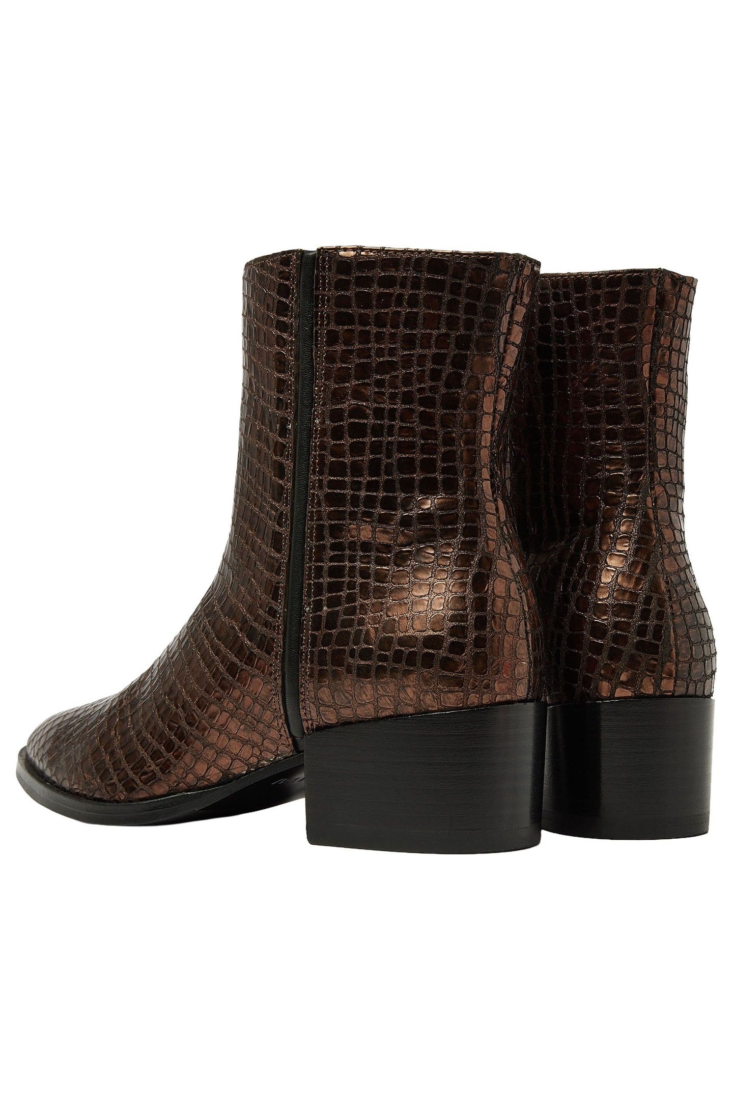 ROSE BAKER ANKLE BOOTS BRONZE 2