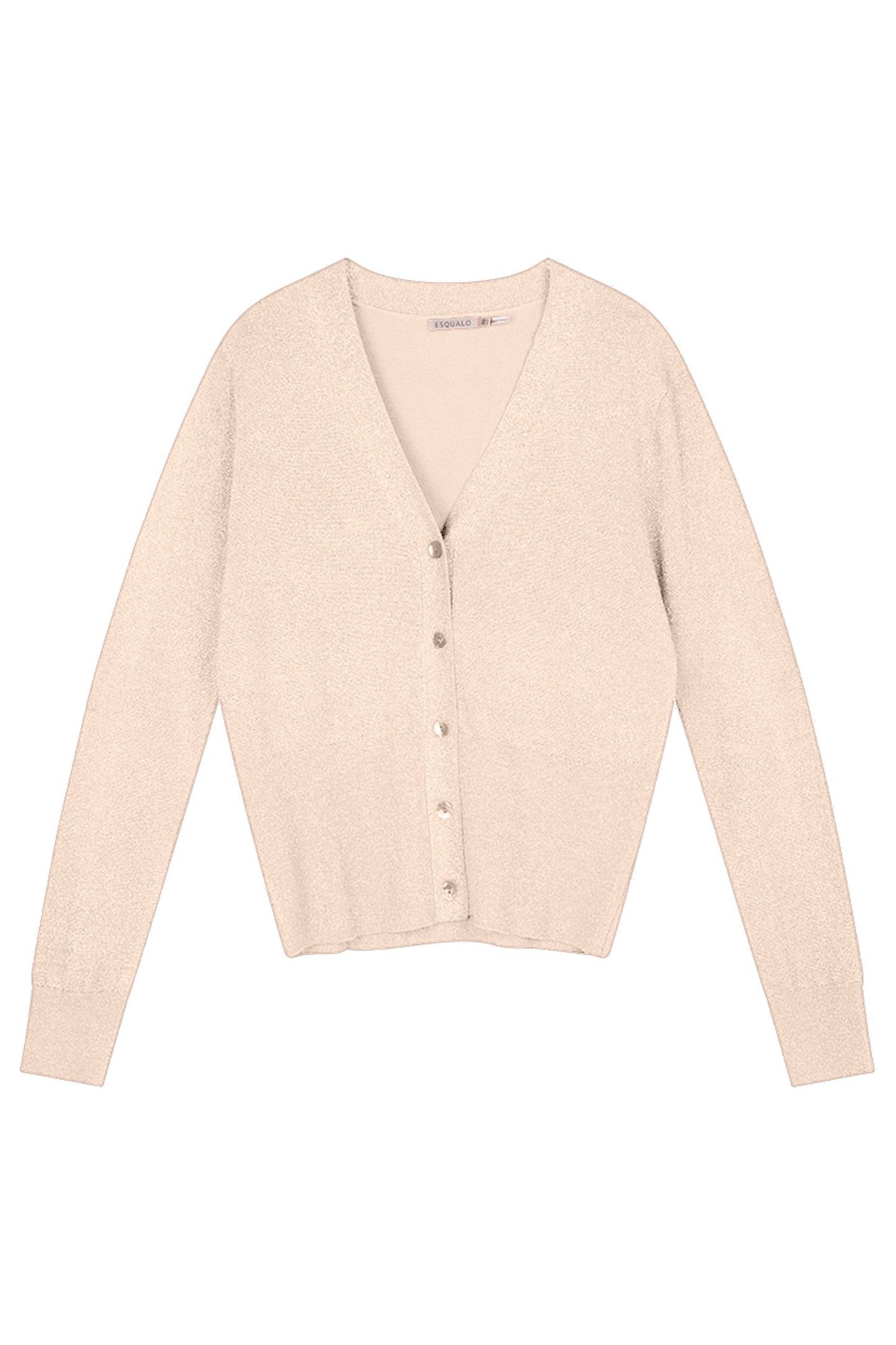 CARDIGAN LUREX HIGH HEM BISCUIT 1