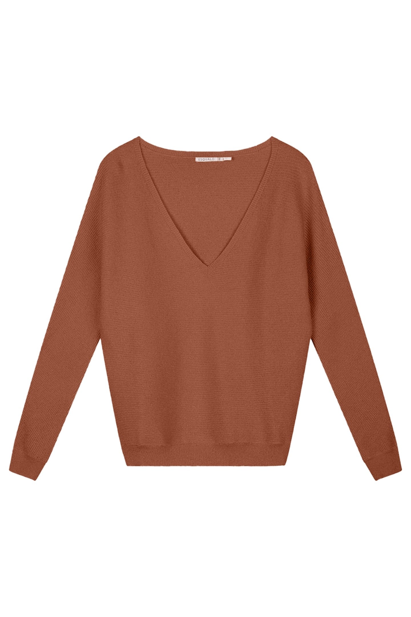 SWEATER LUREX BAT SLEEVE COPPER BROWN 2