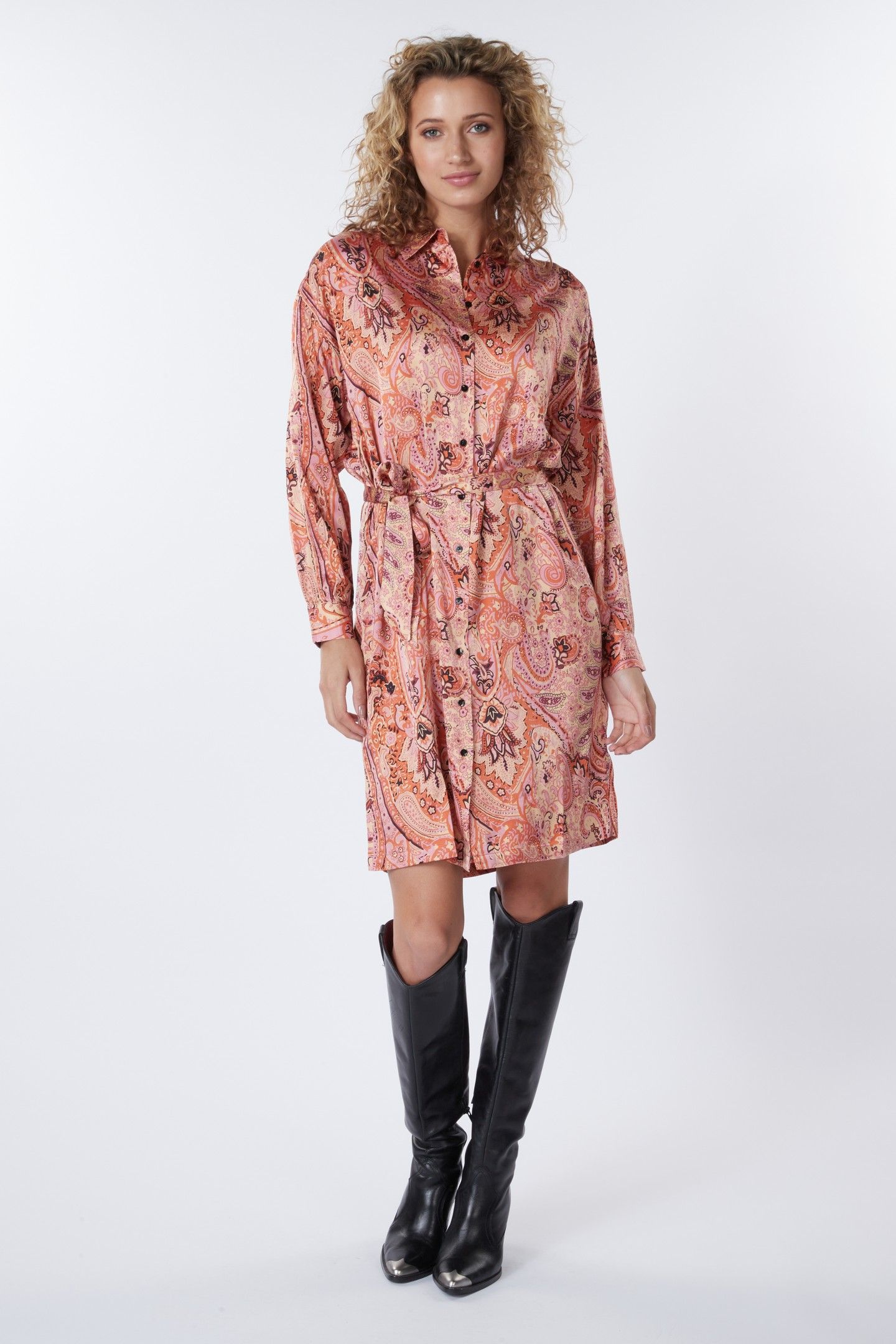 DRESS OVERSIZED EXPRESSION PRINT PRINT 1
