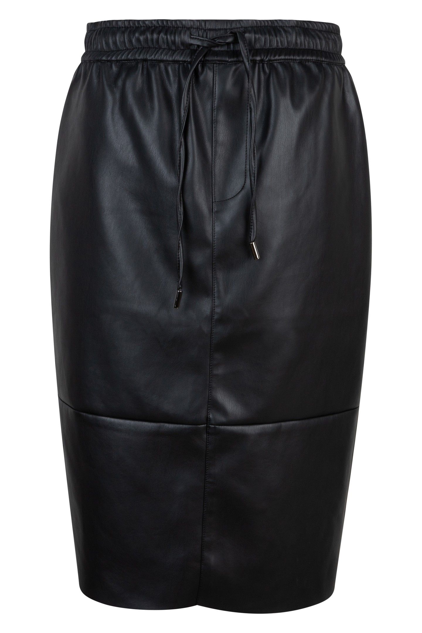 SKIRT JOGGER LONG PU BLACK 4
