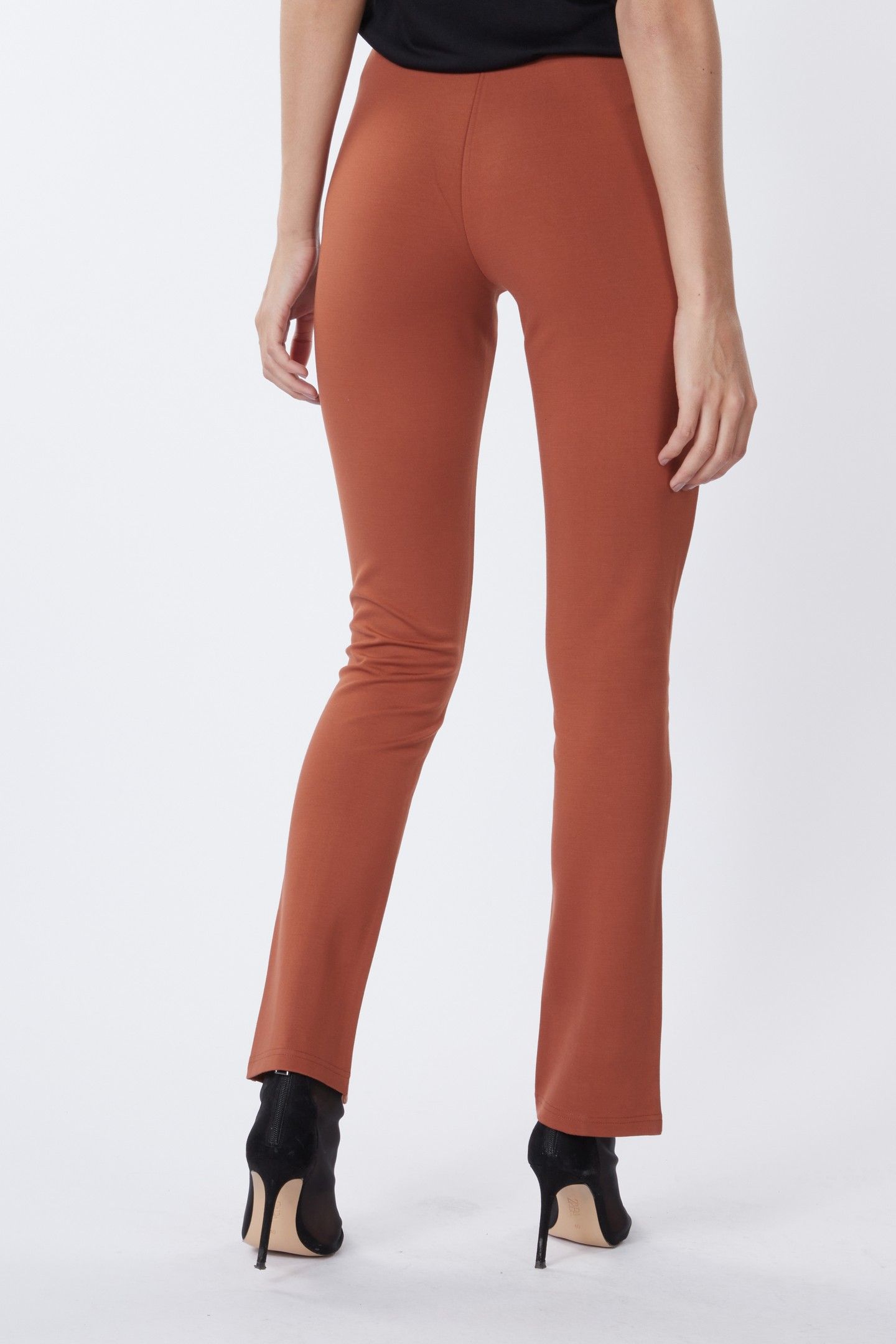 TROUSERS TREGGING SPLIT PUNTO COPPER BROWN 4