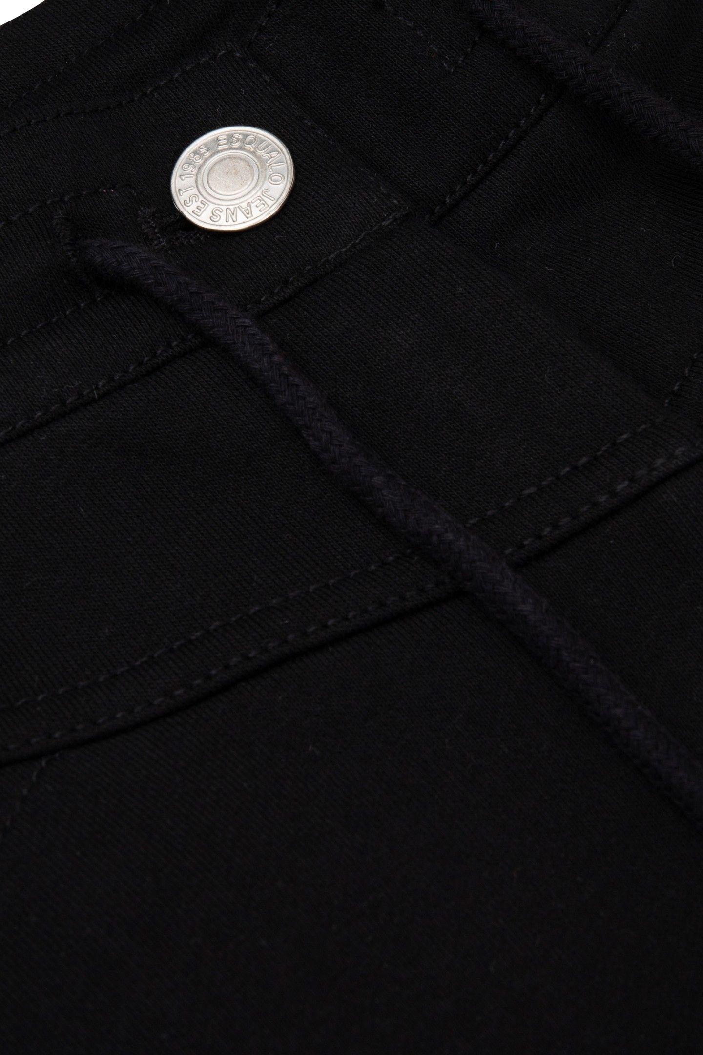 TROUSERS FANCY YOKE SWEAT BLACK 6