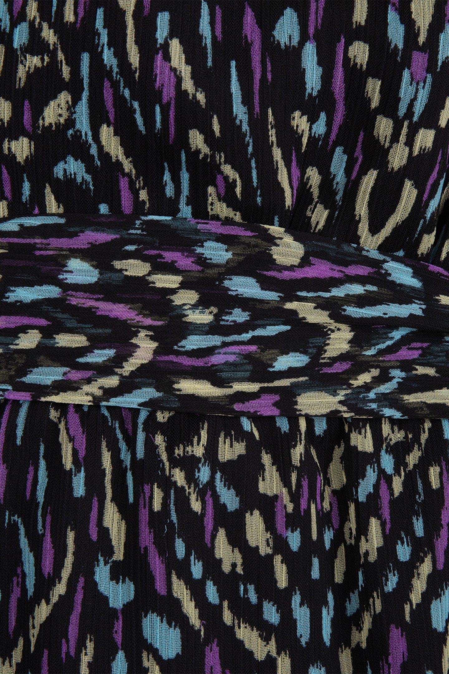 DRESS SHORT PIN TUCK MAGIC EARTH PRINT 5