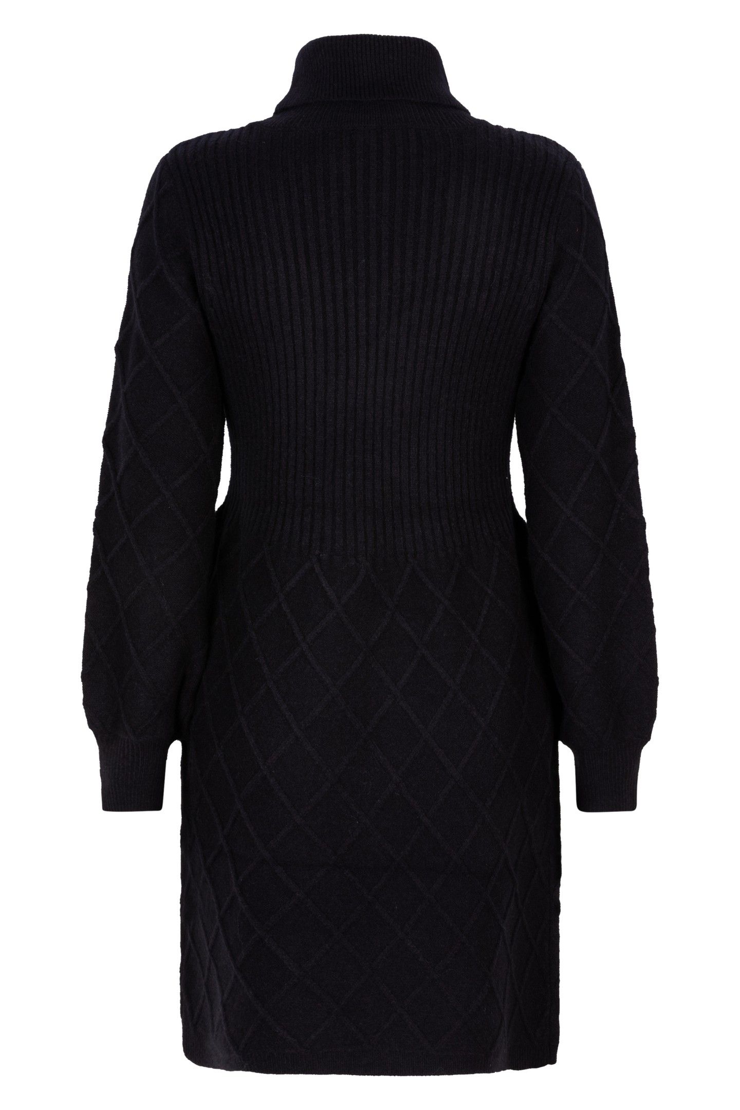 DRESS RIB & PATTERN BLACK 7