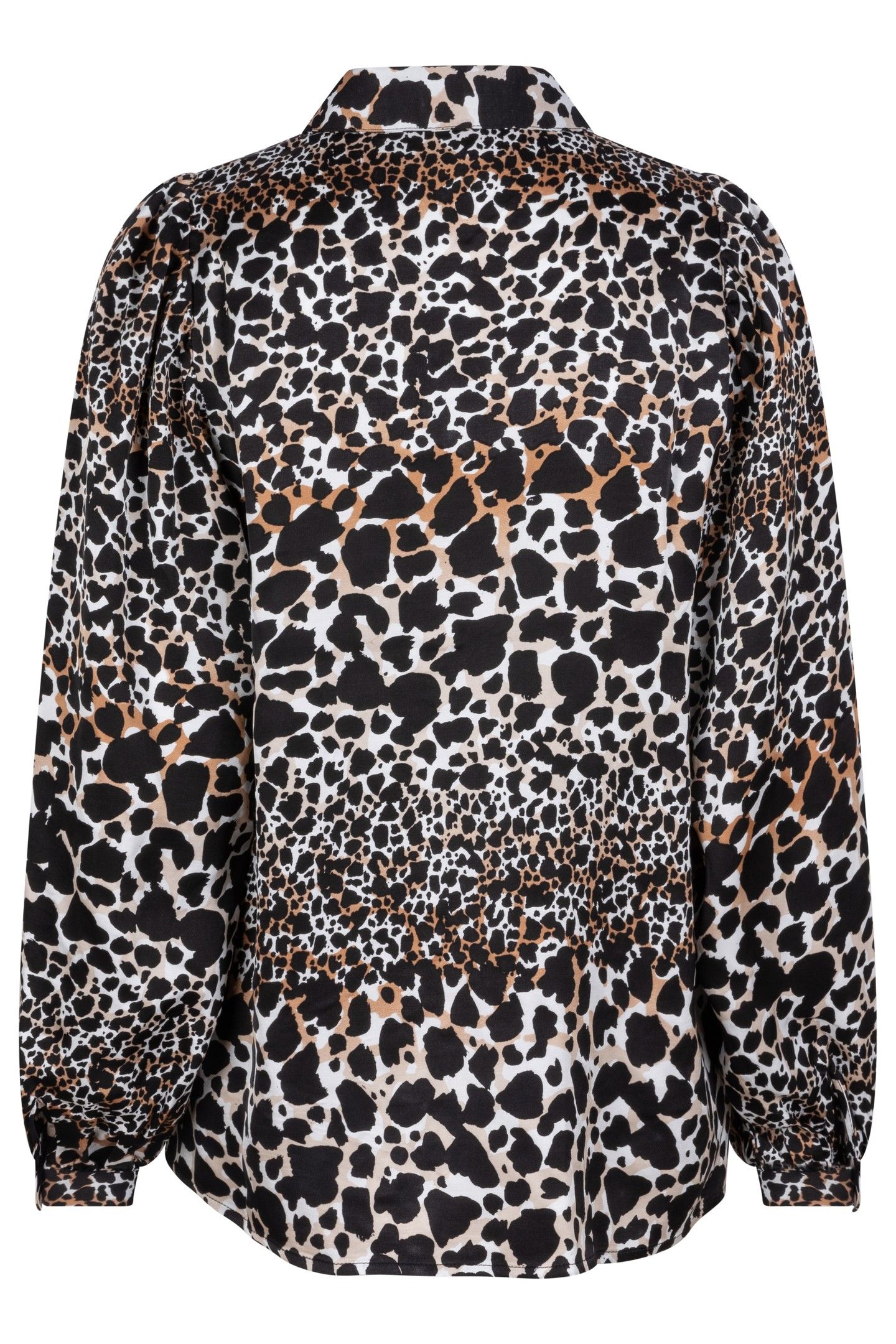 BLOUSE BASIC SCATTERED ILLUSION PRINT 5